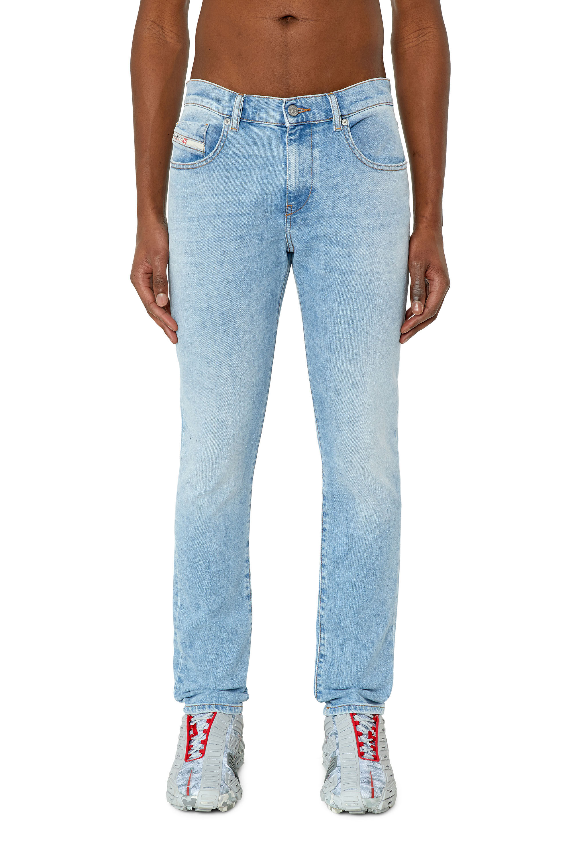 Diesel - Slim Jeans 2019 D-Strukt 09F41, Hellblau - Image 3