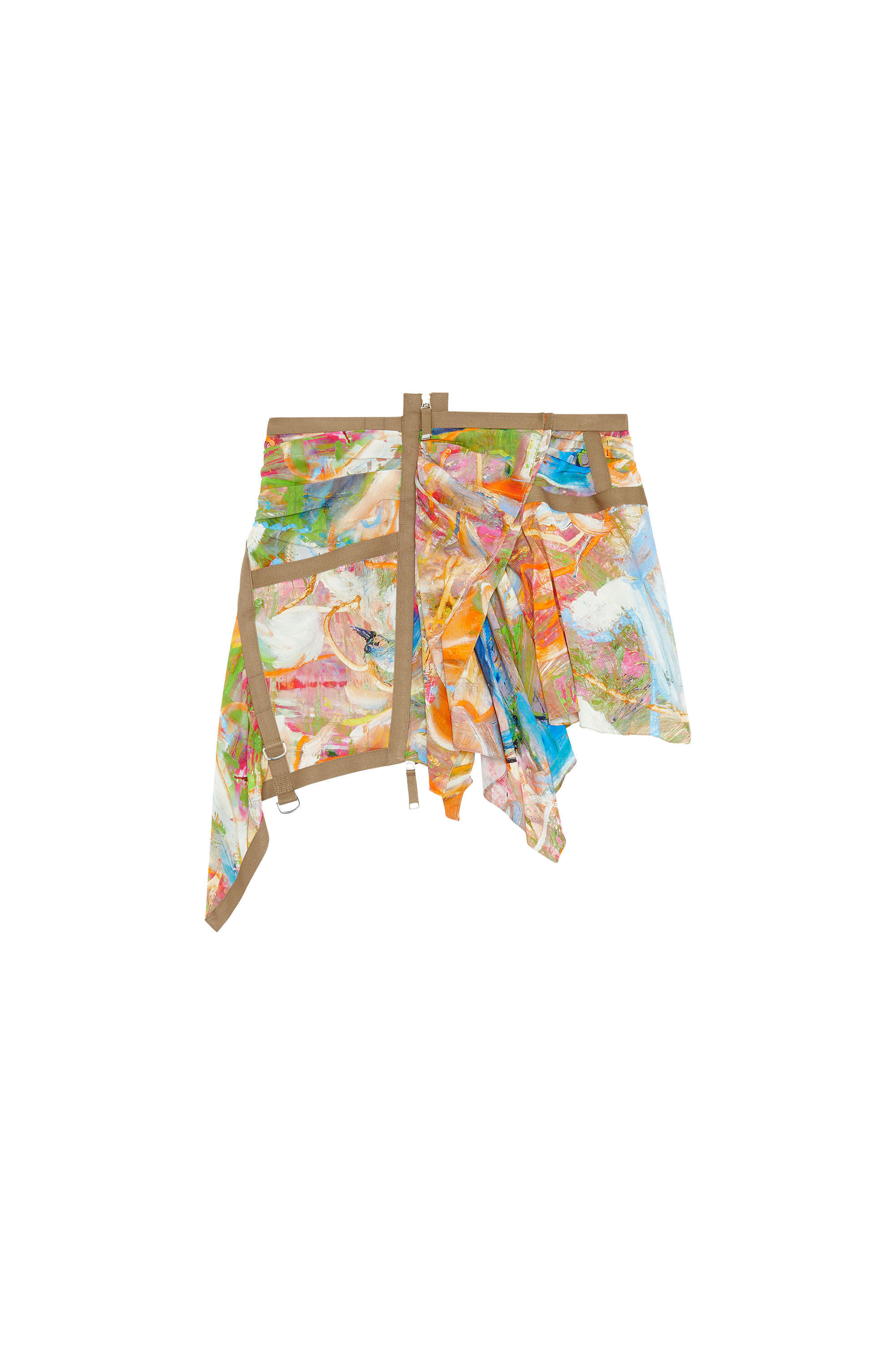 Diesel - O-DIANTHA-PRINT, Marrone/Rosso - Image 2