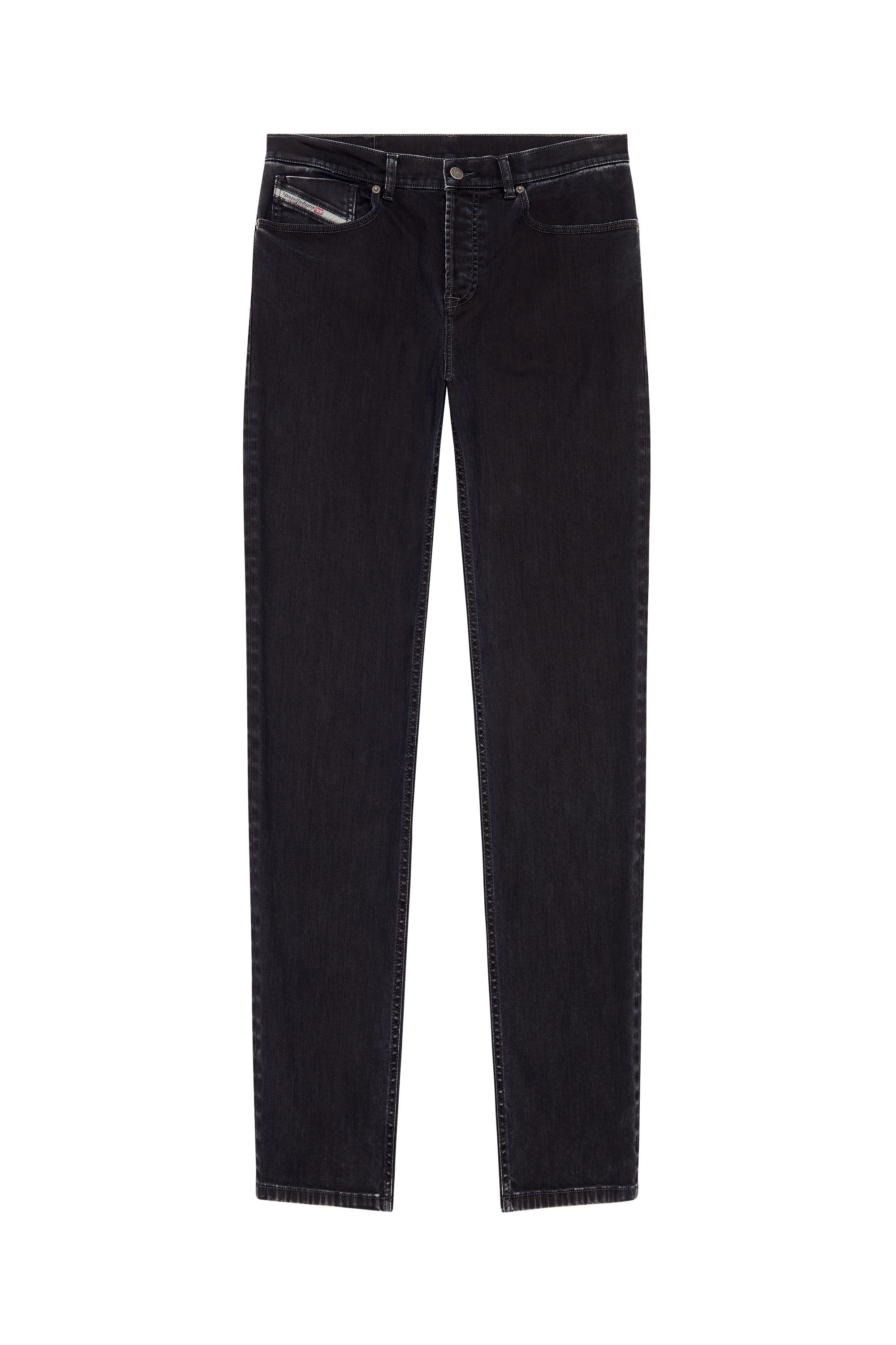 Diesel - 2005 D-FINING 0IHAO Tapered Jeans, Nero/Grigio scuro - Image 2