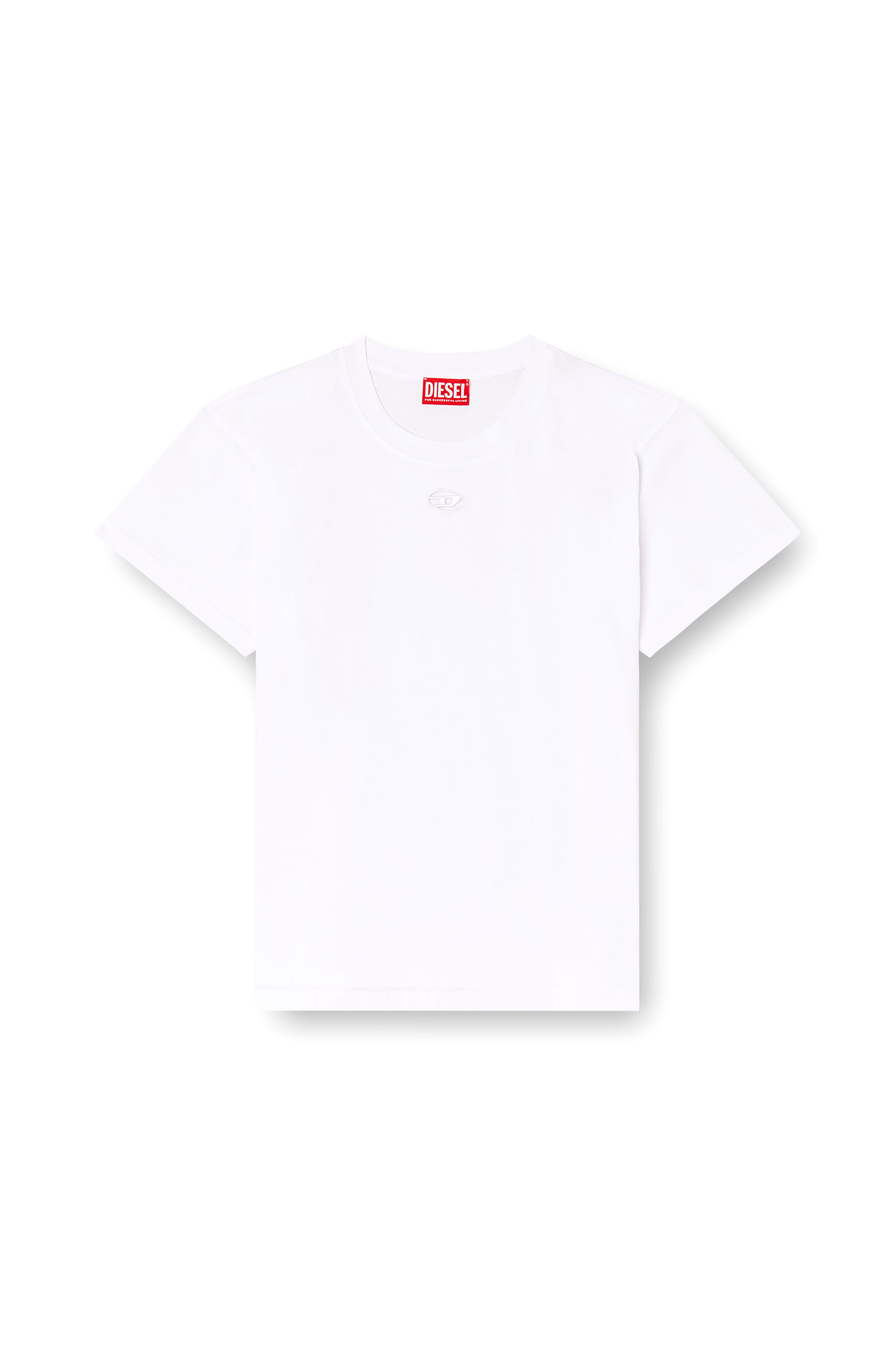 Diesel - T-MAREY, T-shirt con piccola Oval D Donna in Bianco - 2