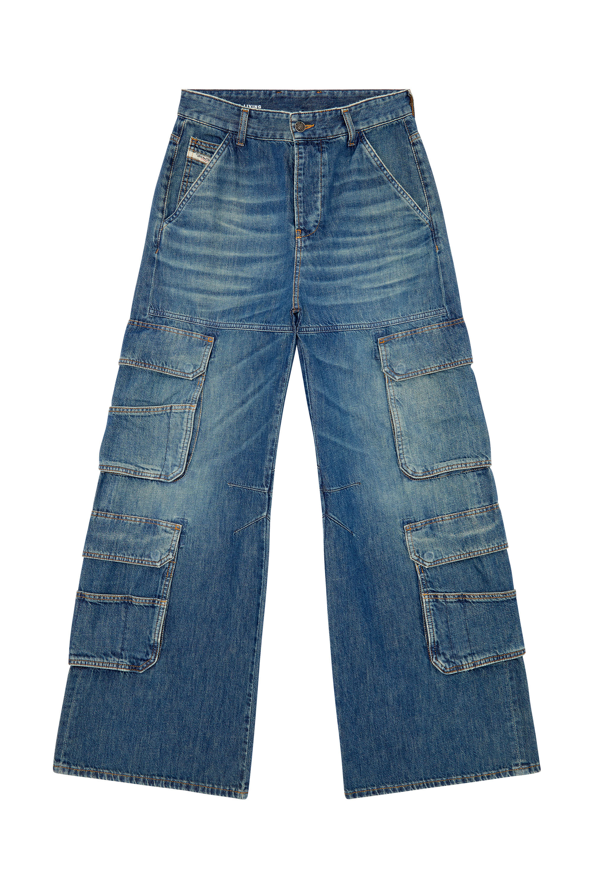 Diesel - Straight Jeans 1996 D-Sire 0NJAN, Blu Chiaro - Image 2