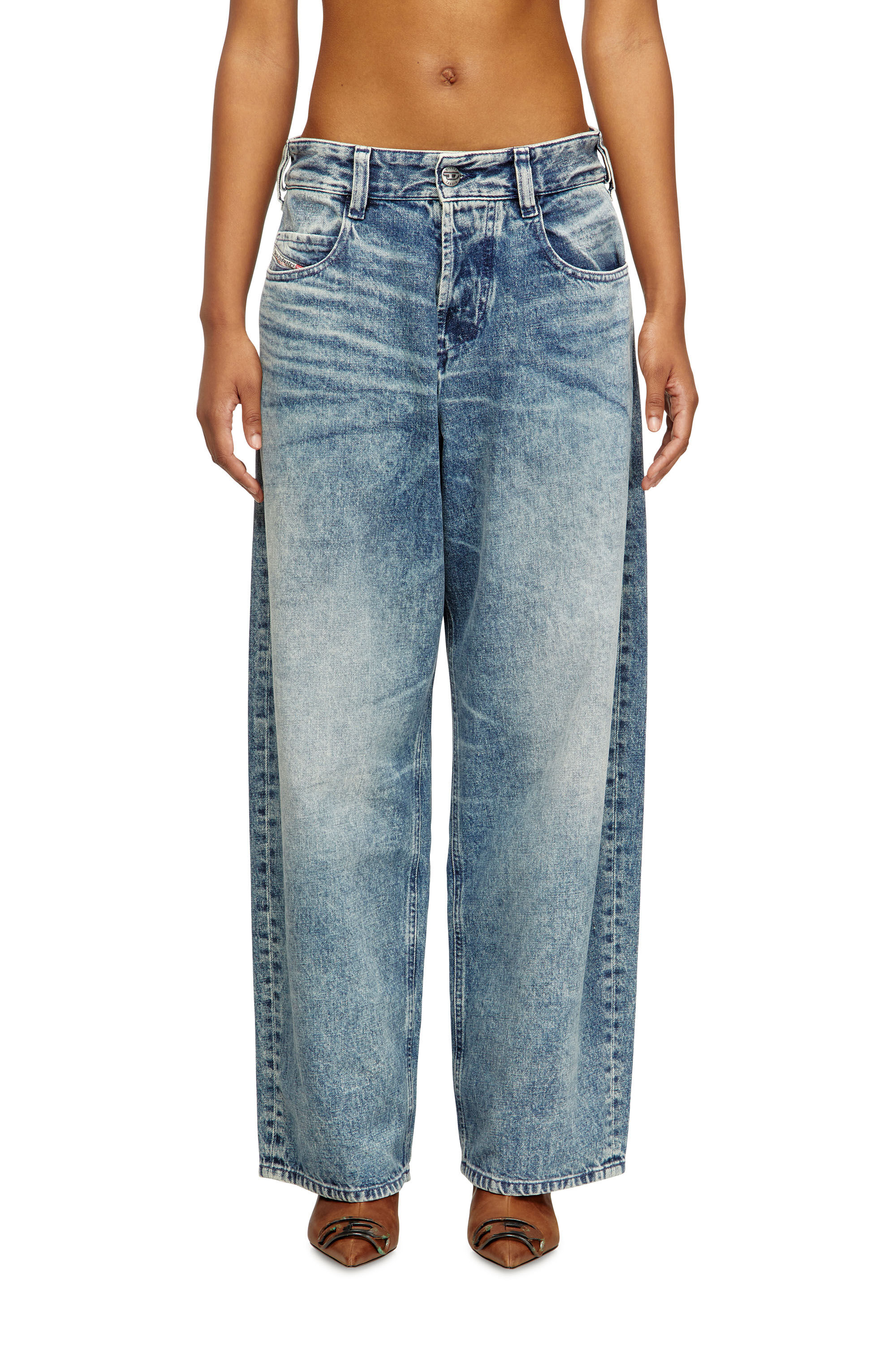 Diesel - Unisex Relaxed Jeans 1997 D-Enim 007DA, Hellblau - 6