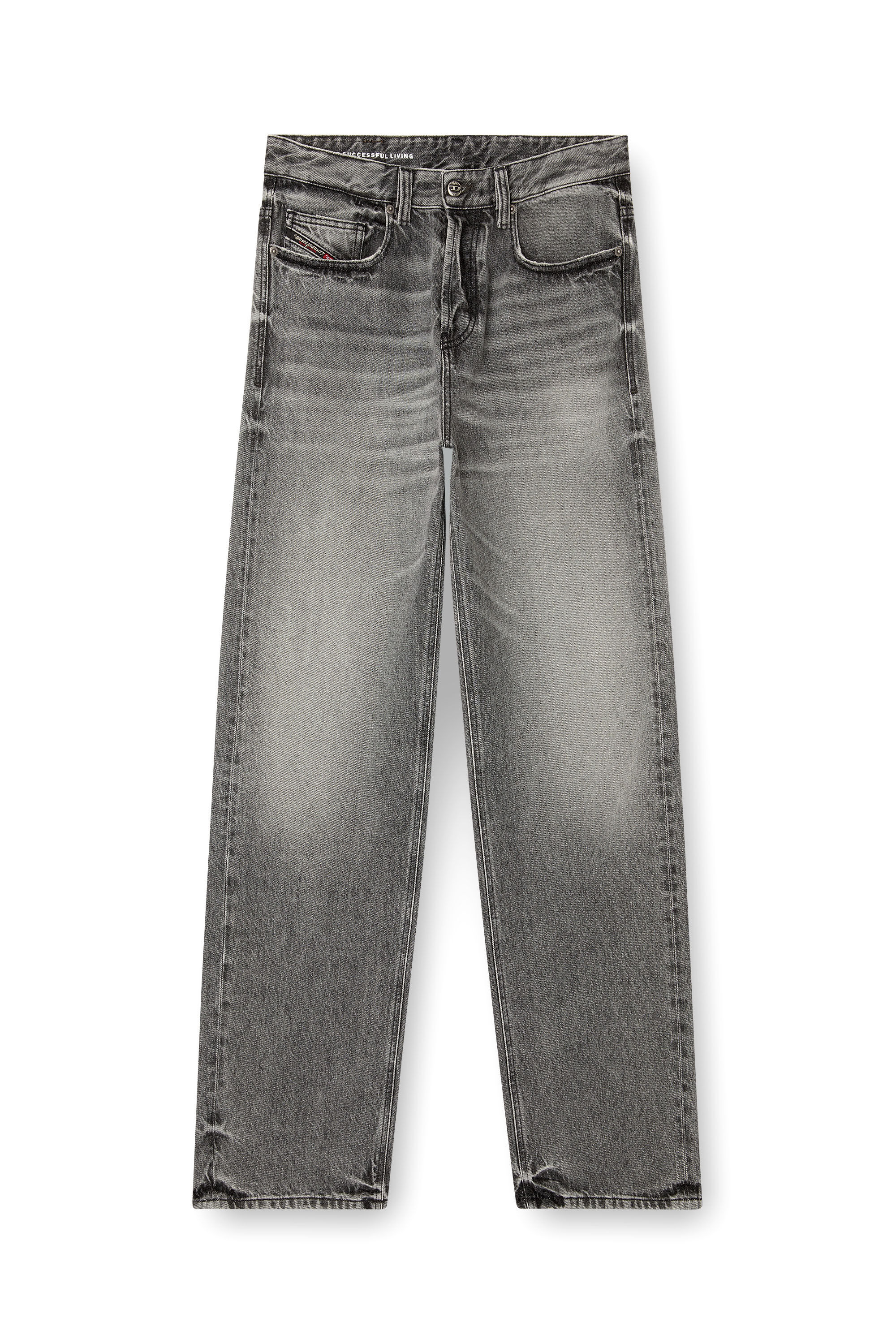 Diesel - Relaxed Jeans 2001 D-Macro 007AW Uomo, Grigio - Image 2