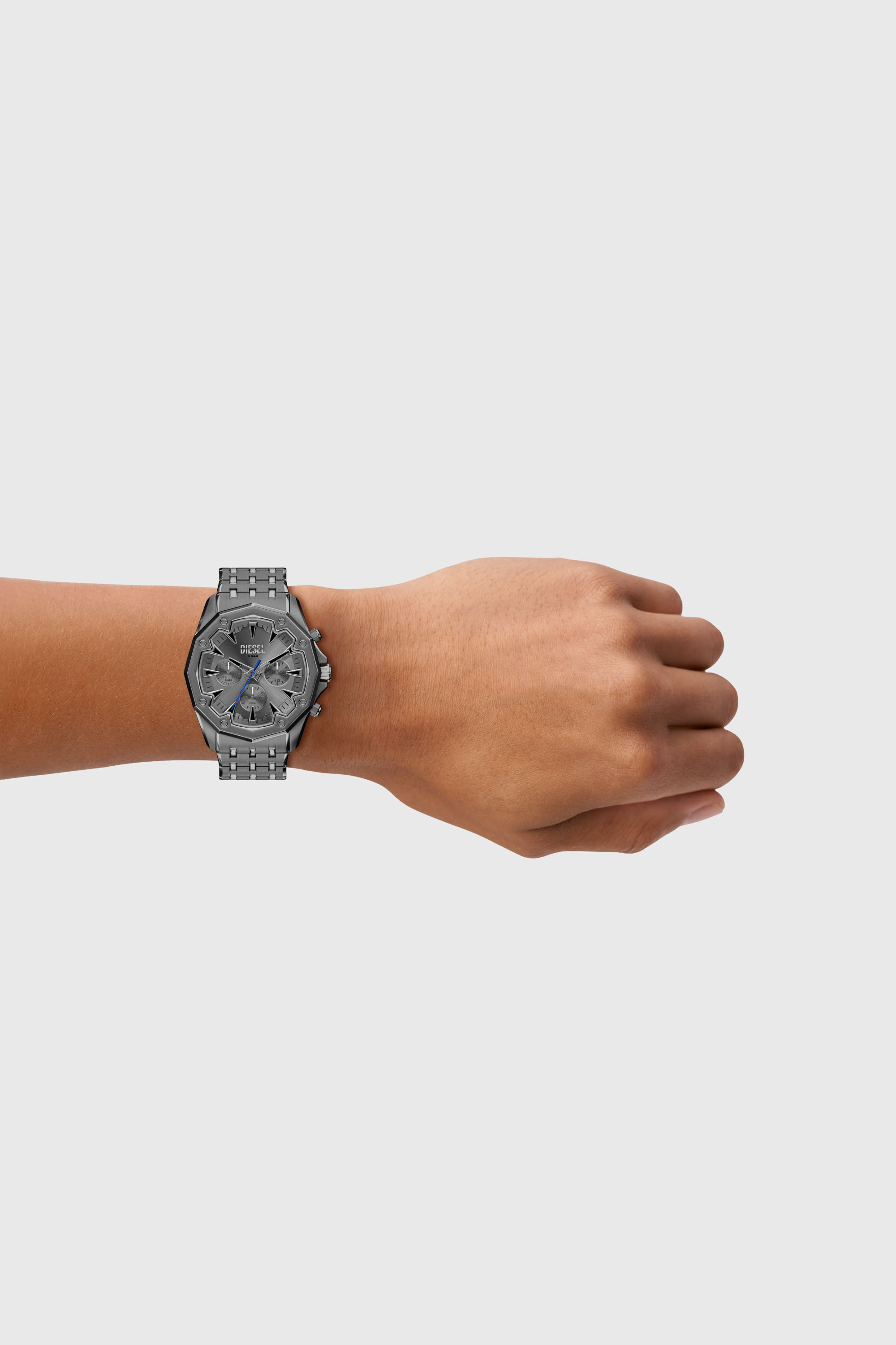 Diesel - DZ4708 WATCH, Orologio Spiked in acciaio inox Uomo in Grigio - 5