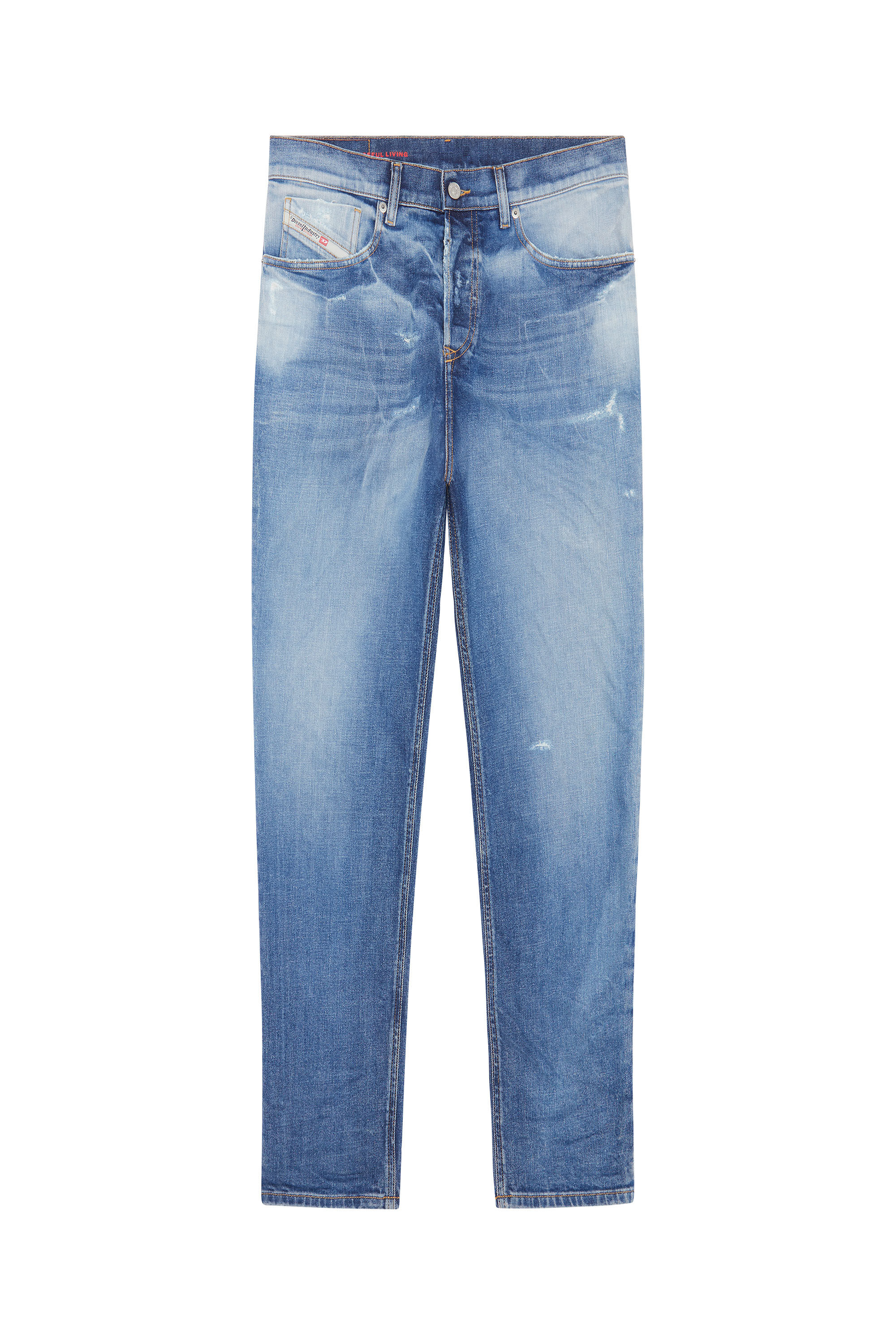Diesel - 2005 D-FINING 09E16 Tapered Jeans, Blu medio - Image 2