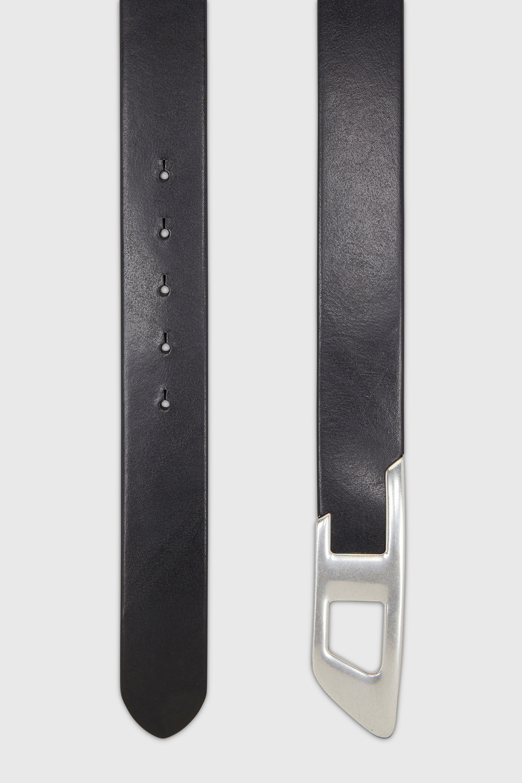 Diesel - B-D LOGO 2.0 40, Ceinture 4 cm en cuir avec boucle D en m&eacute;tal Mixte in Noir - 2