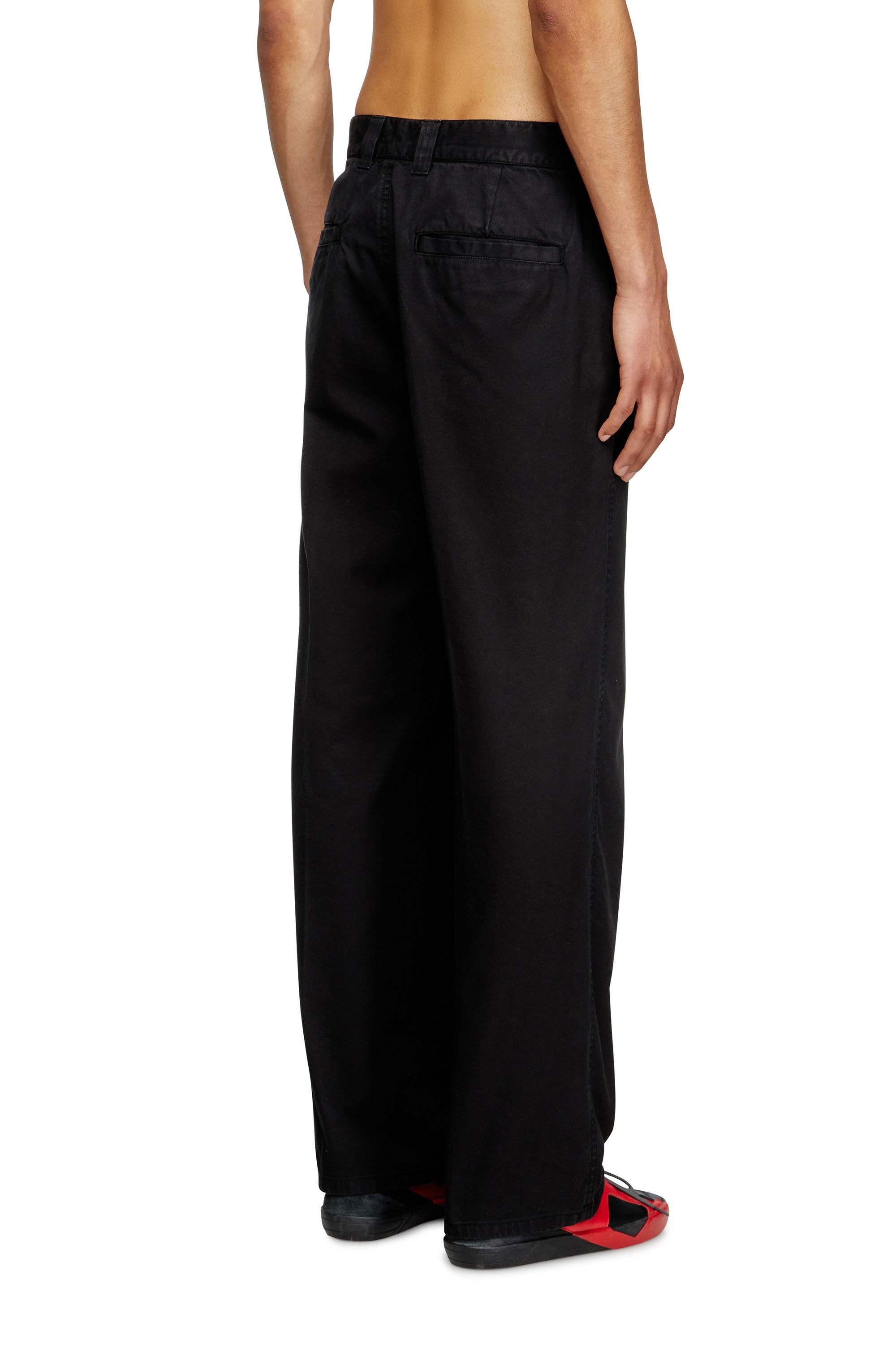 Diesel - P-HANT-CHINO, Herren Chinohose in Schwarz - 4