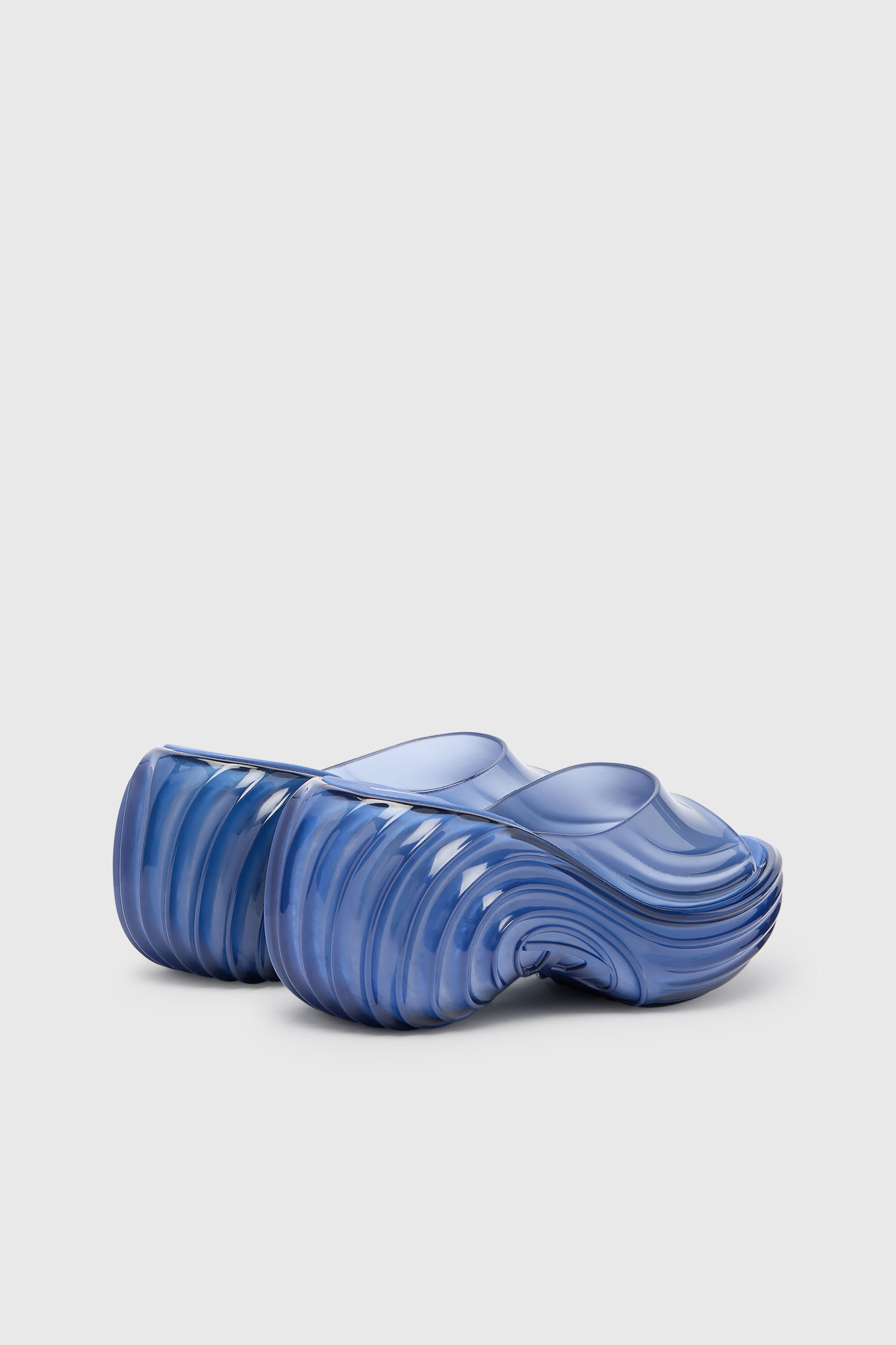 Diesel - MELISSA QUANTUM PLATFORM, Mule platform in Melflex&reg; Donna in Blu - 3