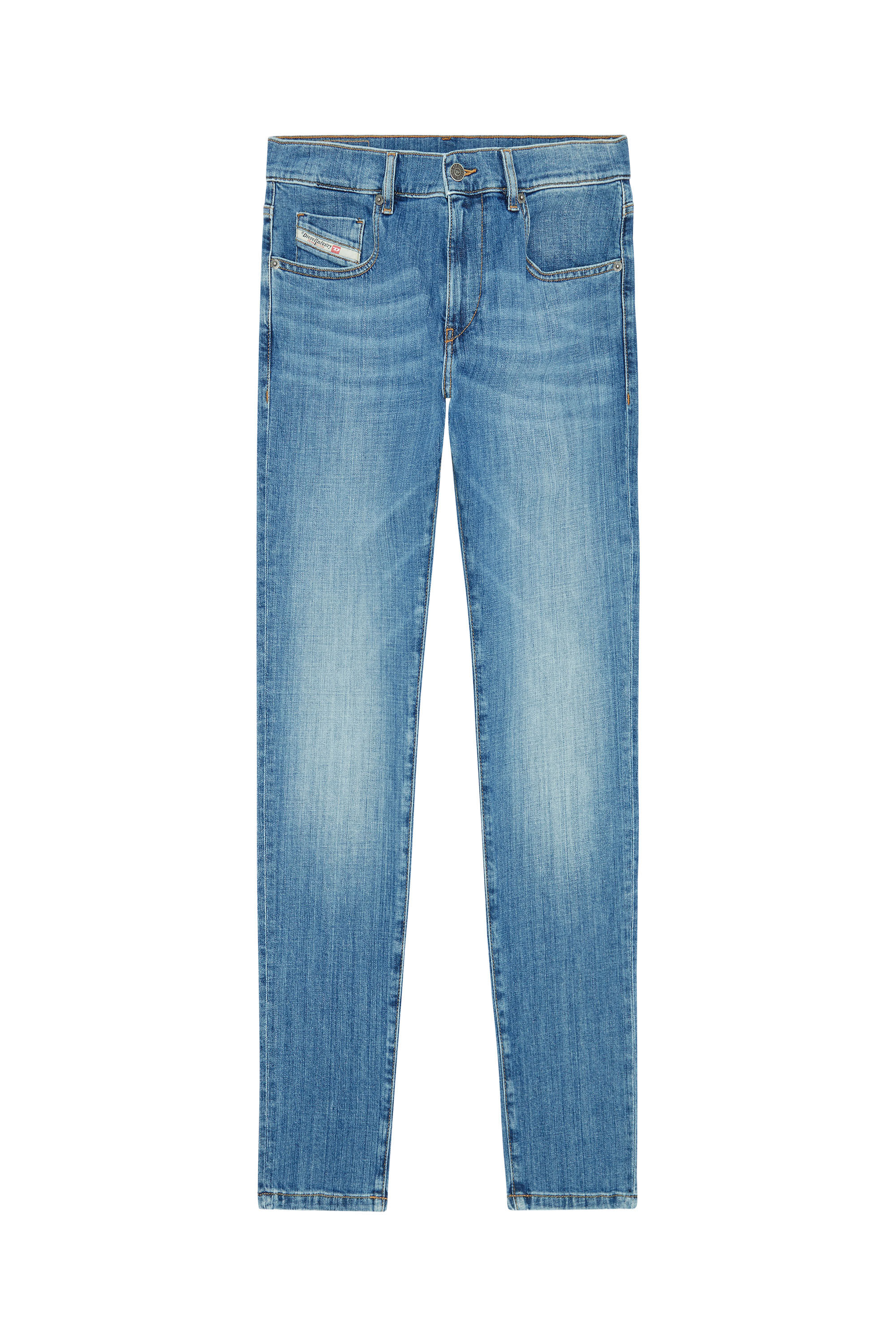 Diesel - 2019 D-Strukt 0EKAI Slim Jeans, Bleu moyen - Image 2