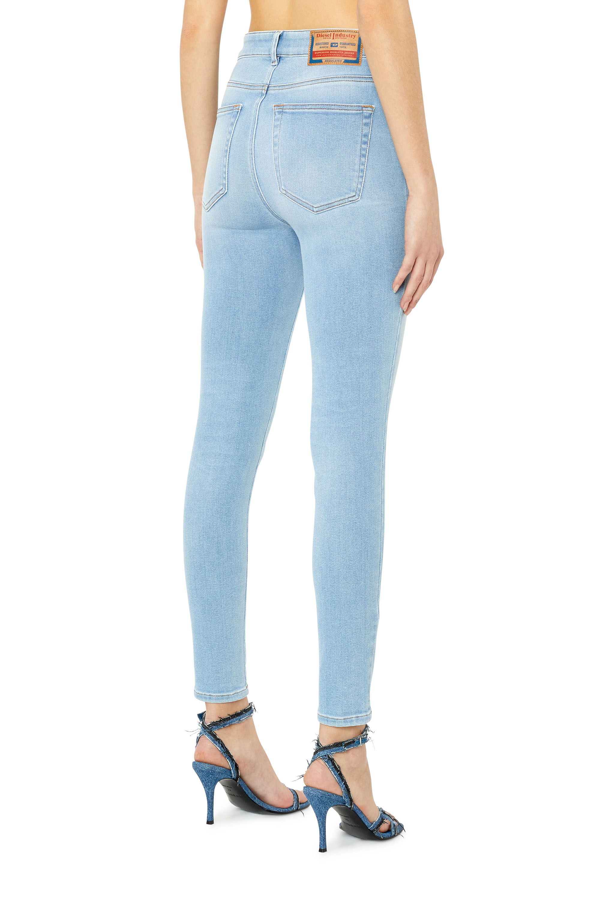 Diesel - Super skinny Jeans 1984 Slandy-High 09E76, Hellblau - Image 4