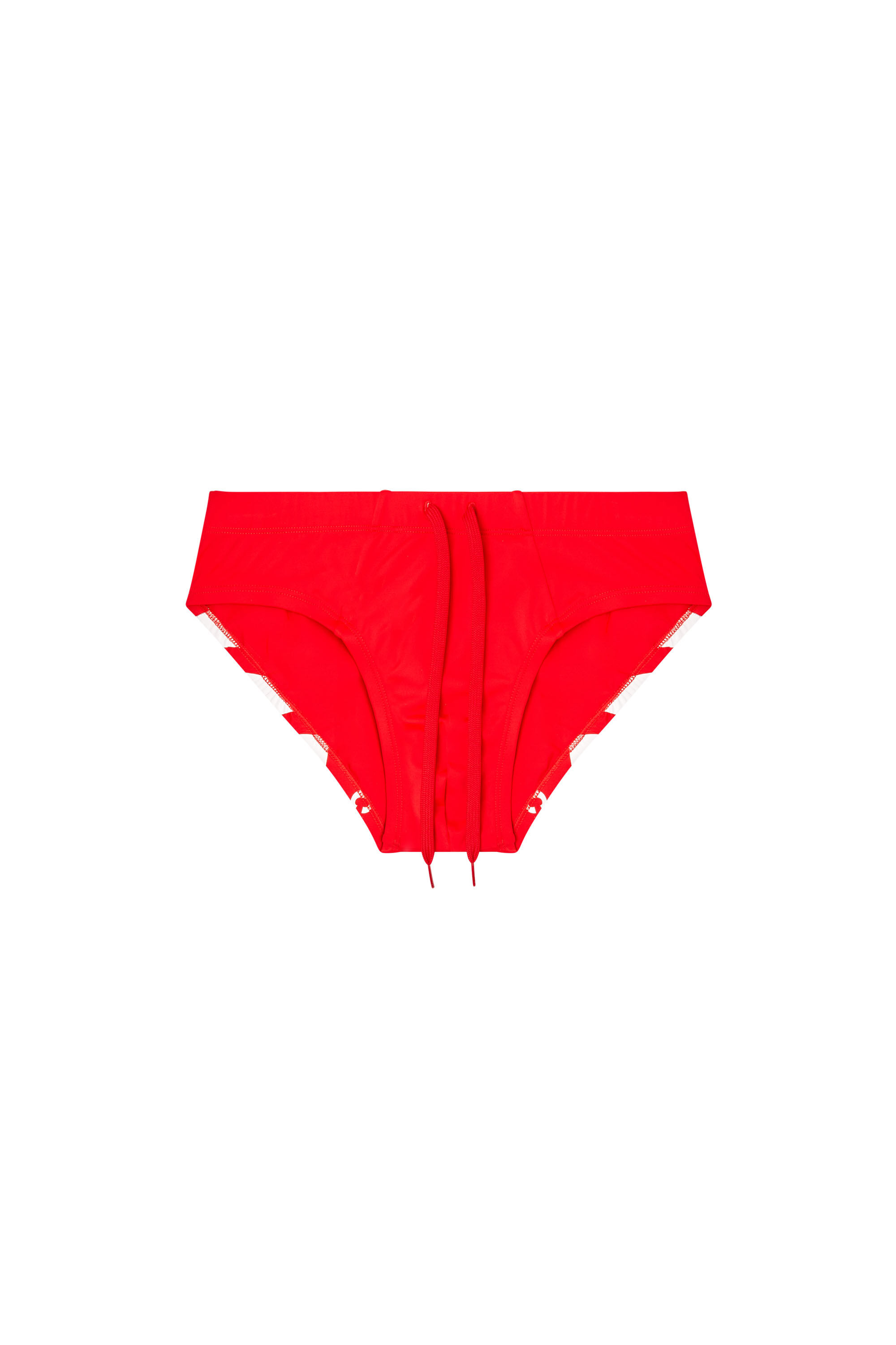 Diesel - ALFIE-D-CORE, Slip da mare con logo sul retro Uomo in Rosso - 4