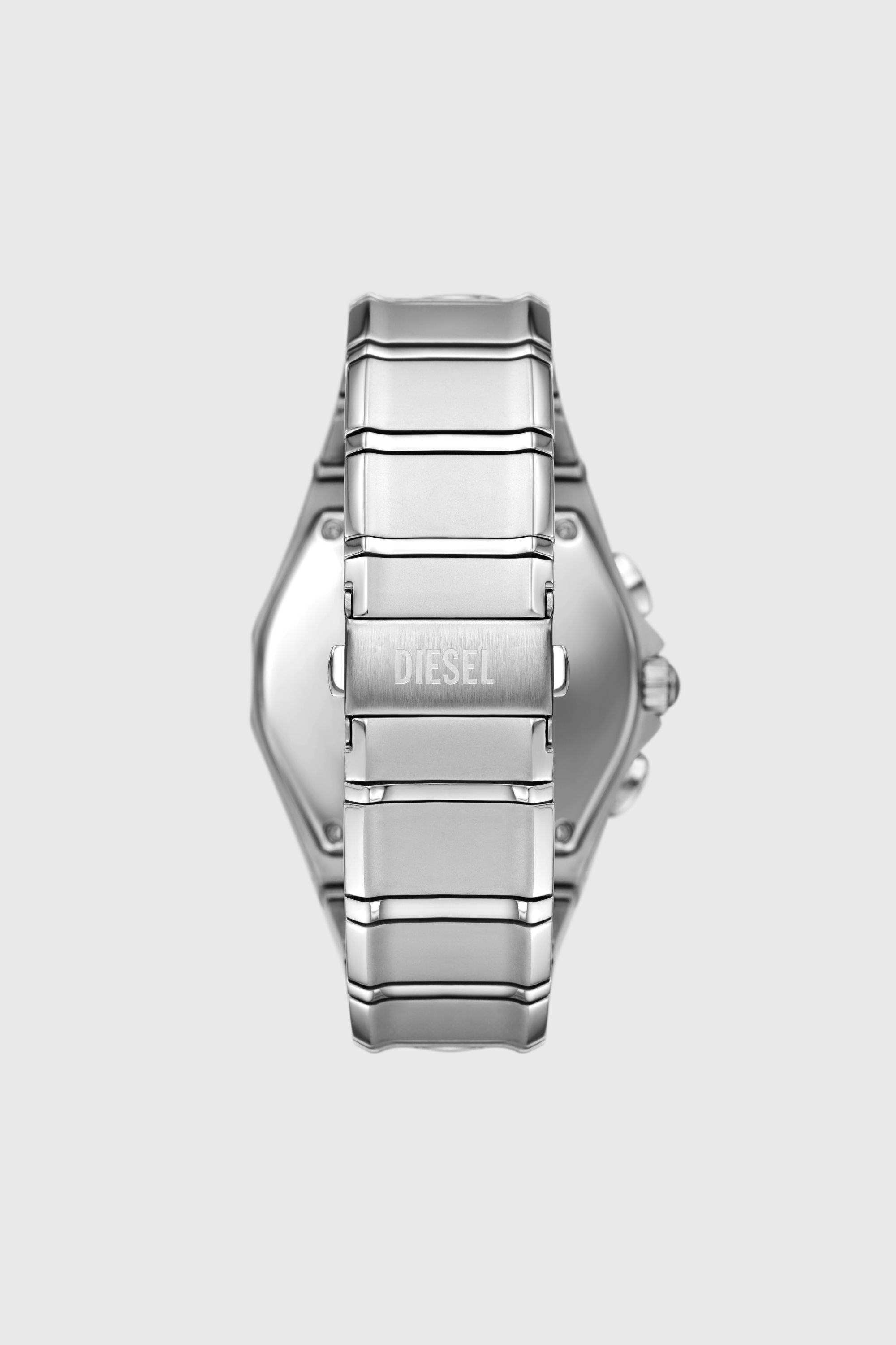 Diesel - DZ4694 WATCH, Montre D-Curve acier inoxydable Homme in Gris argent&eacute; - 2