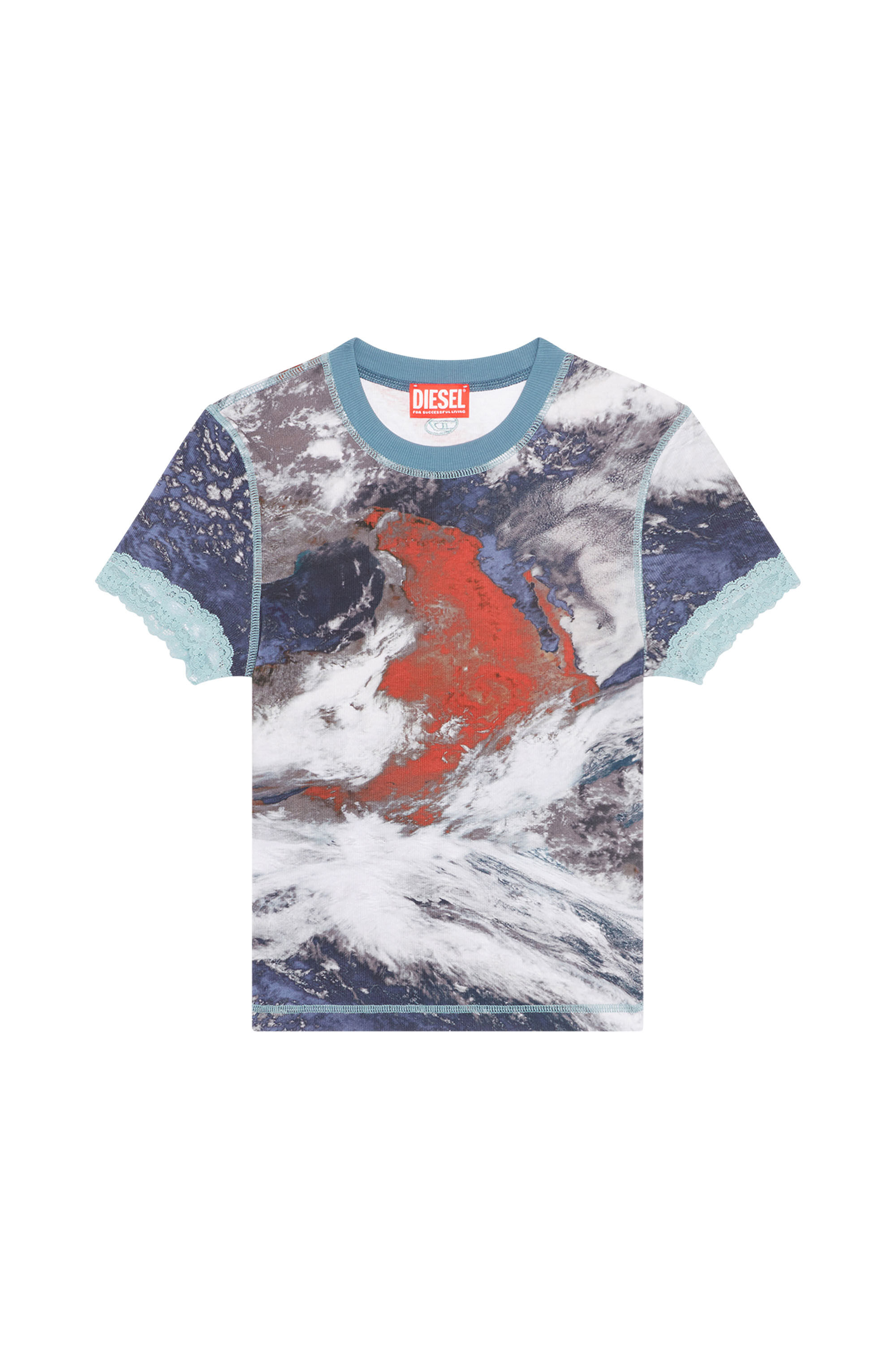 Diesel - T-SKINZY-LACE, Blu - Image 2