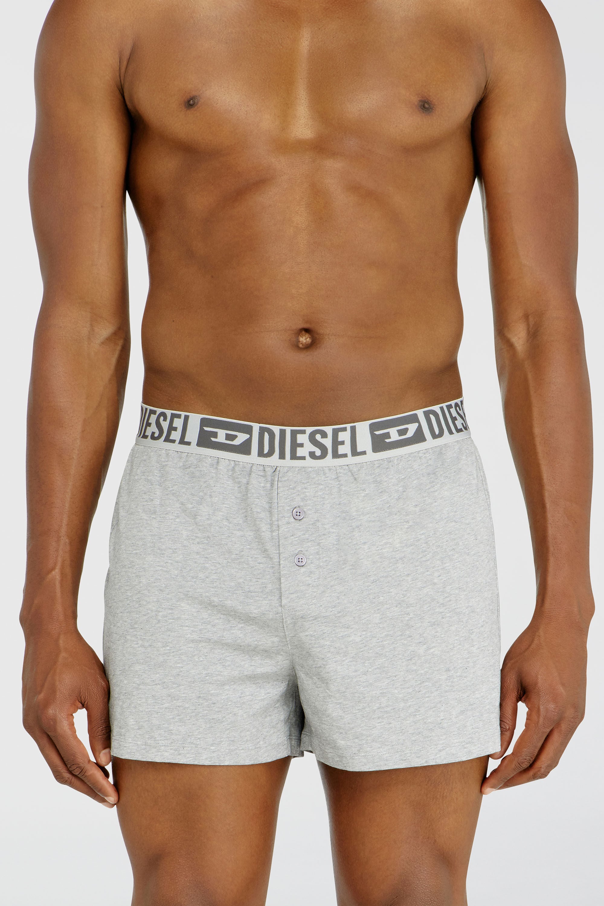 Diesel - STARKIE-D-CORE-2PACK, Herren Boxershorts aus stretch-baumwolle im Zweierpack in Grau - 3
