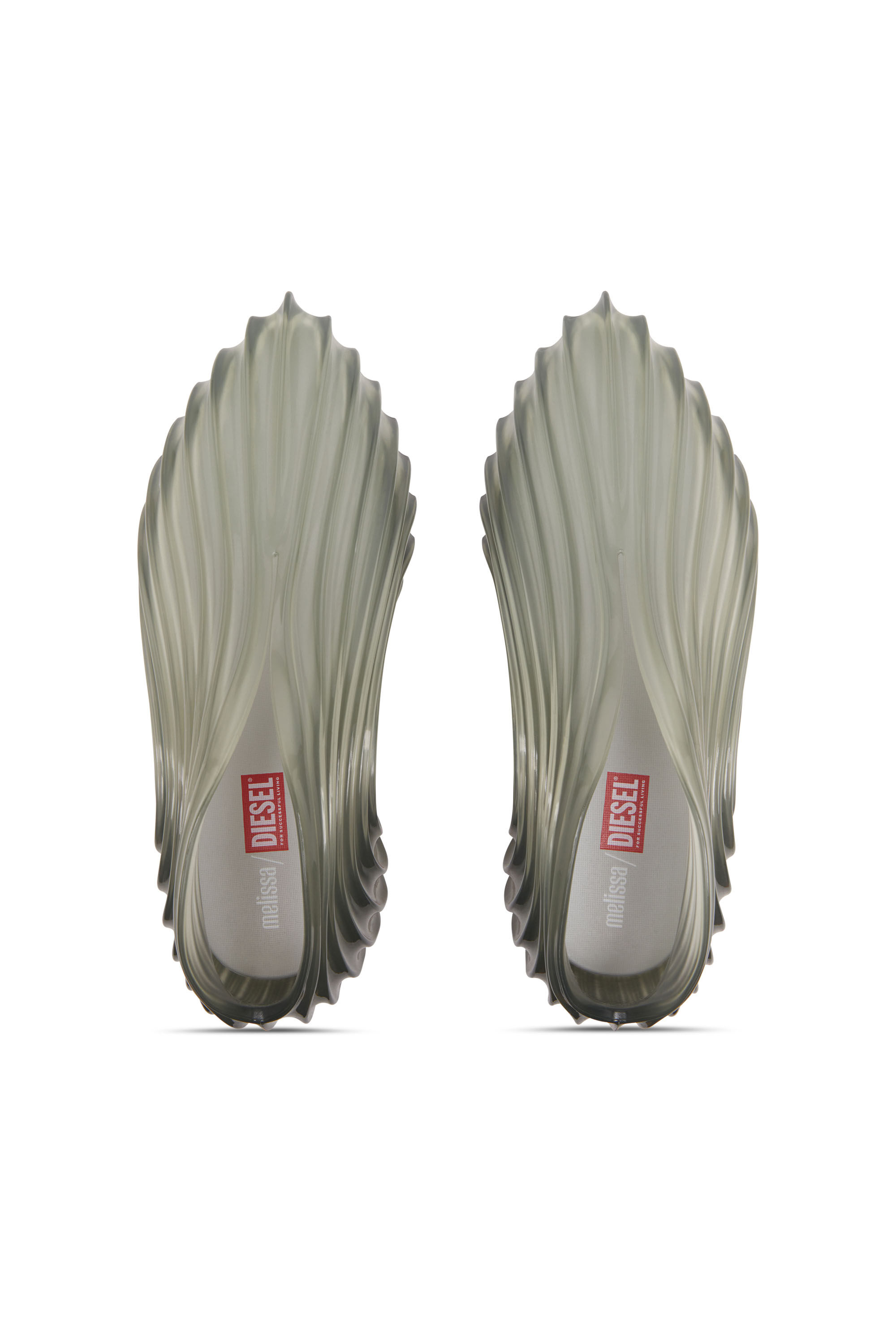 Diesel - MELISSA QUANTUM SNEAKERS X, Sneaker sans lacets en Melflex® Mixte in Gris - 4