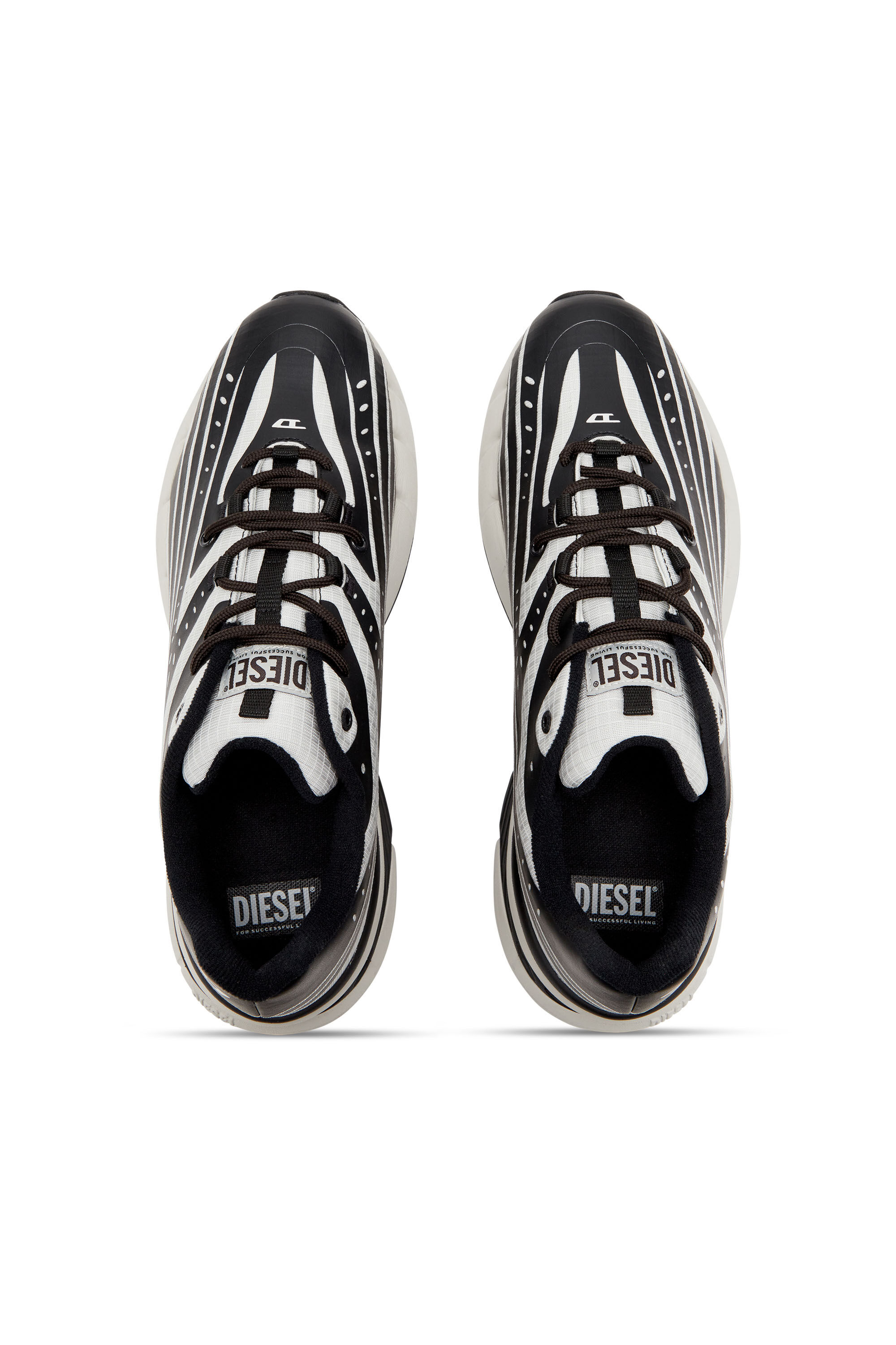 Diesel - D-AIRSPEED LOW, D-Airspeed Low-Sneaker a righe in ripstop coated Uomo in Multicolor - 4