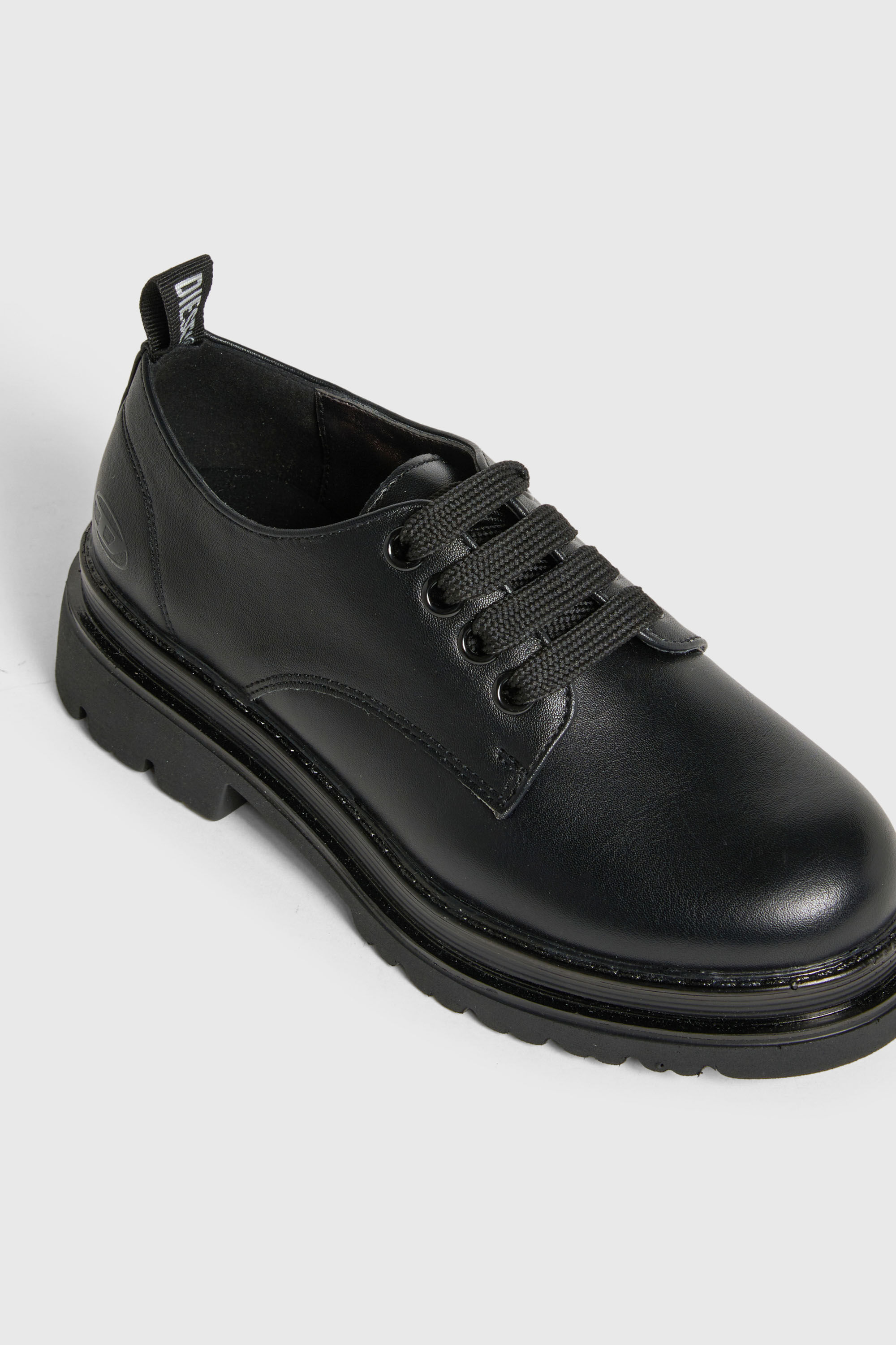 Diesel - D-DERBL-PU, Unisex D-Derbl- Derbyschuhe mit Profilsohle in Schwarz - 4