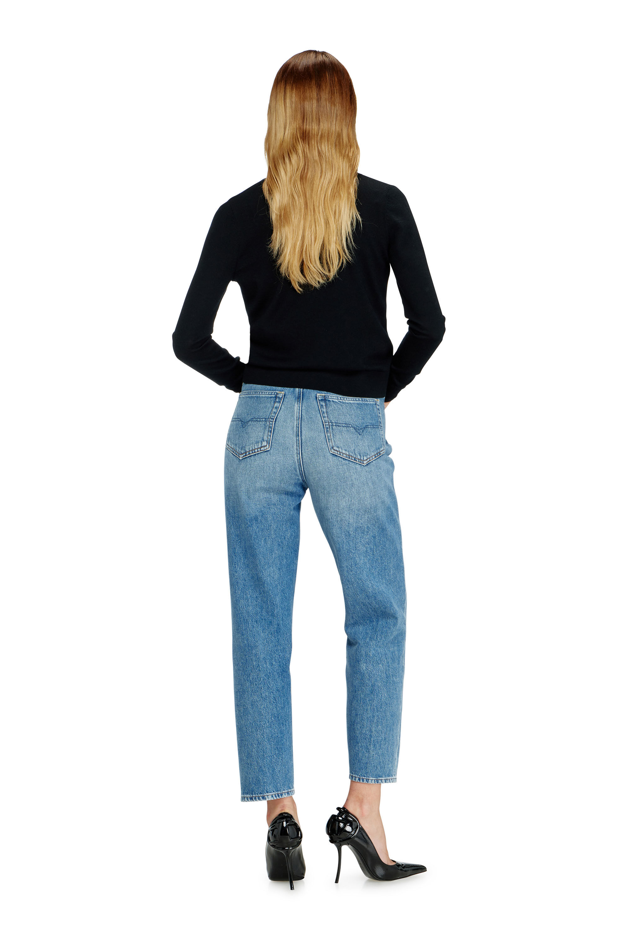 Diesel - Regular Jeans 1981 D-Went 09Q07 Donna, Blu Chiaro - Image 3