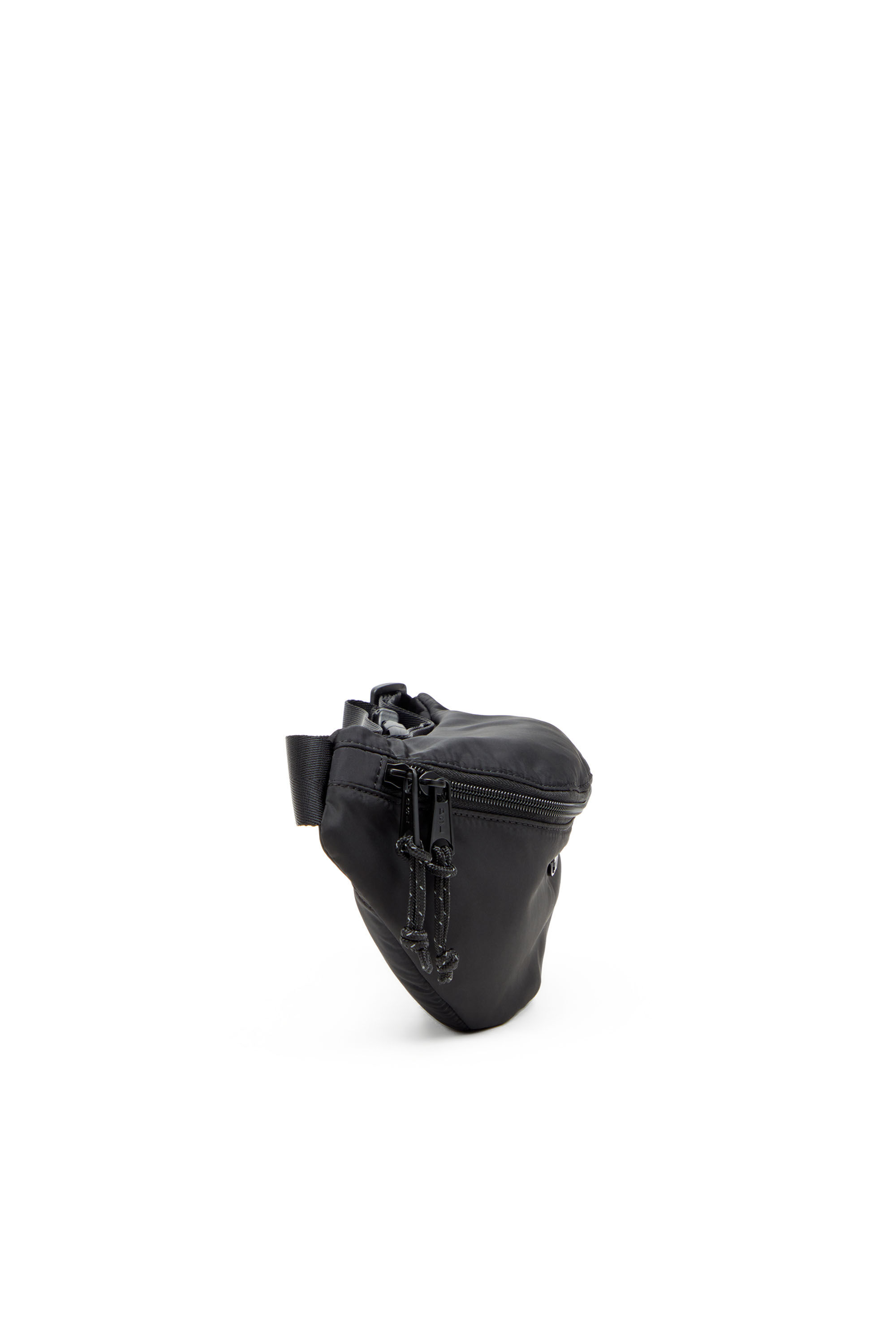 Diesel - D-PACK BELTBAG X, D-Pack-Belt bag in tessuto effetto raso Uomo in Nero - 4