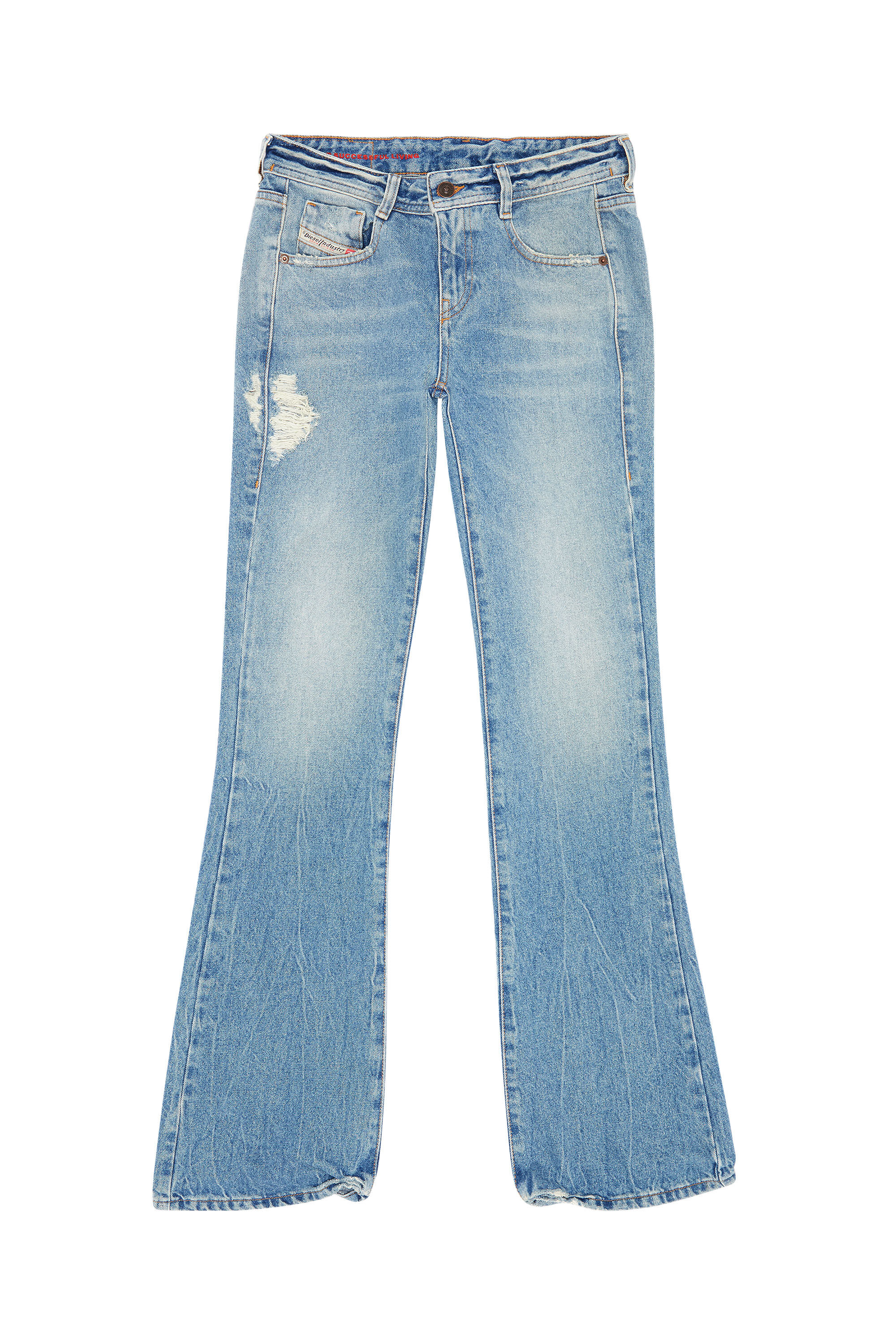 Diesel - 1969 D-EBBEY 09D98 Bootcut and Flare Jeans, Blu Chiaro - Image 2