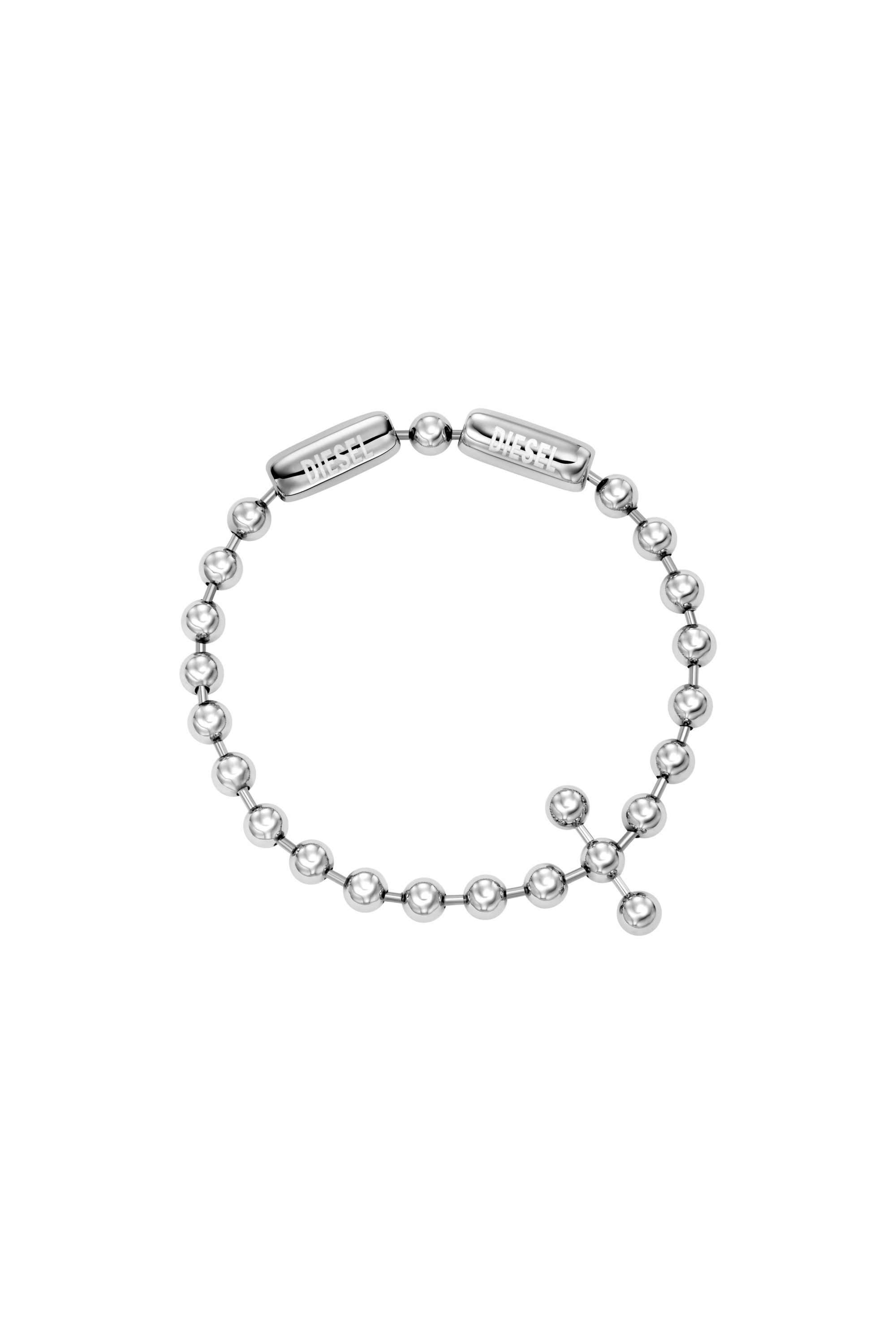 Diesel - DX167540 JEWELLERY, Bracciale a catena in acciaio inox Unisex in Argento - 1