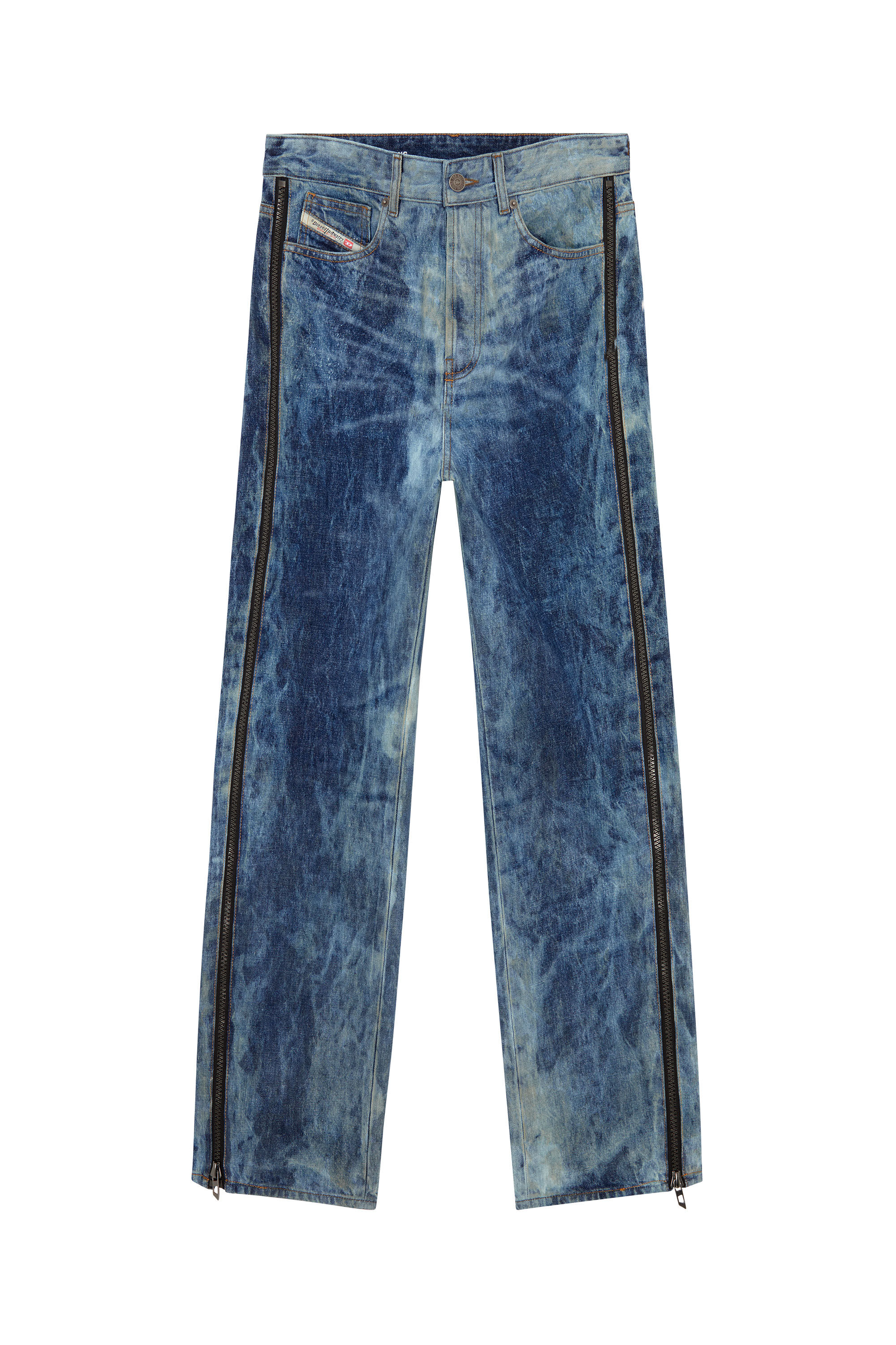 Diesel - Straight Jeans D-Rise 0PGAX, Bleu moyen - Image 2