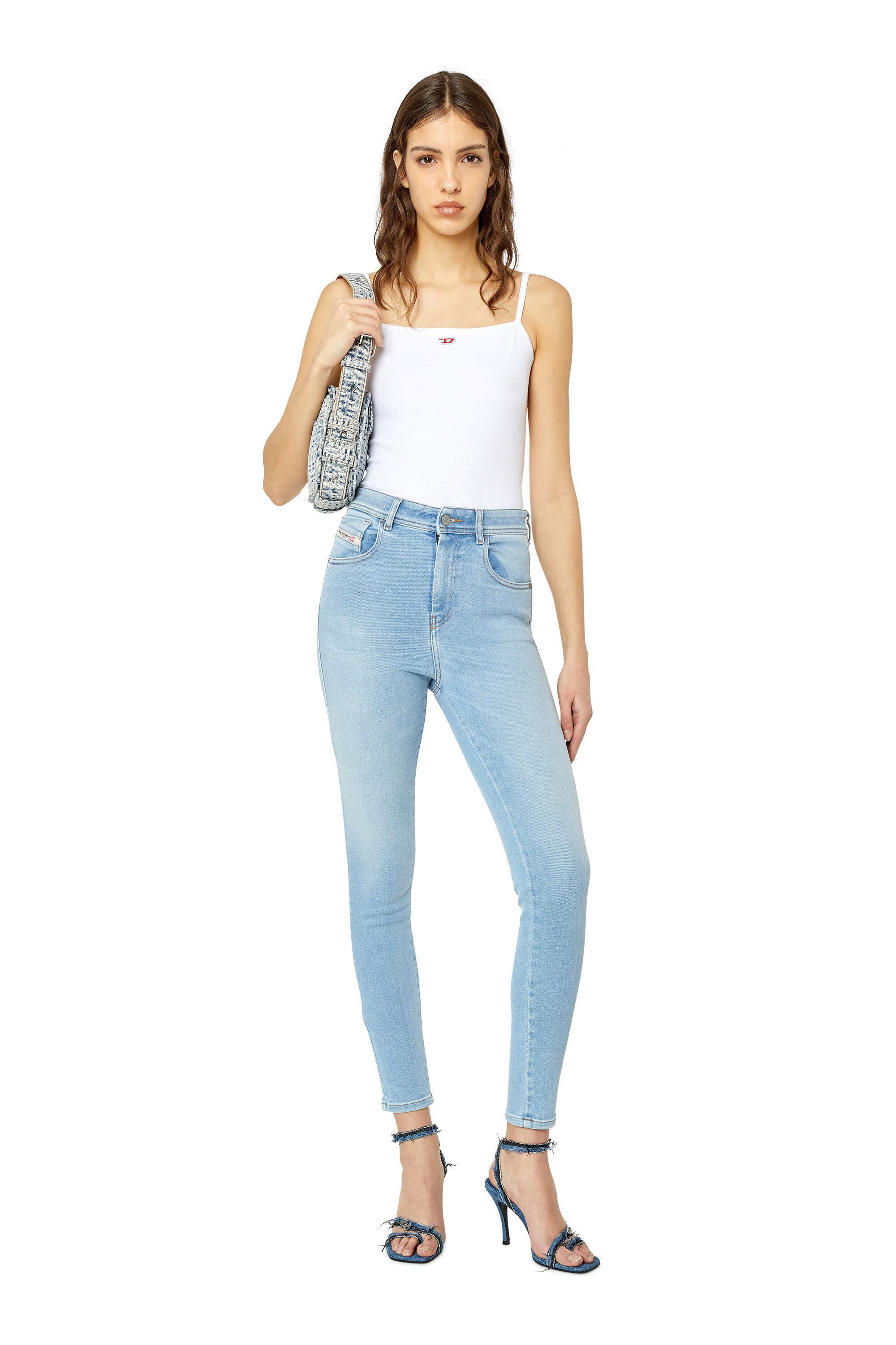 Diesel - Super skinny Jeans 1984 Slandy-High 09E76, Hellblau - Image 1