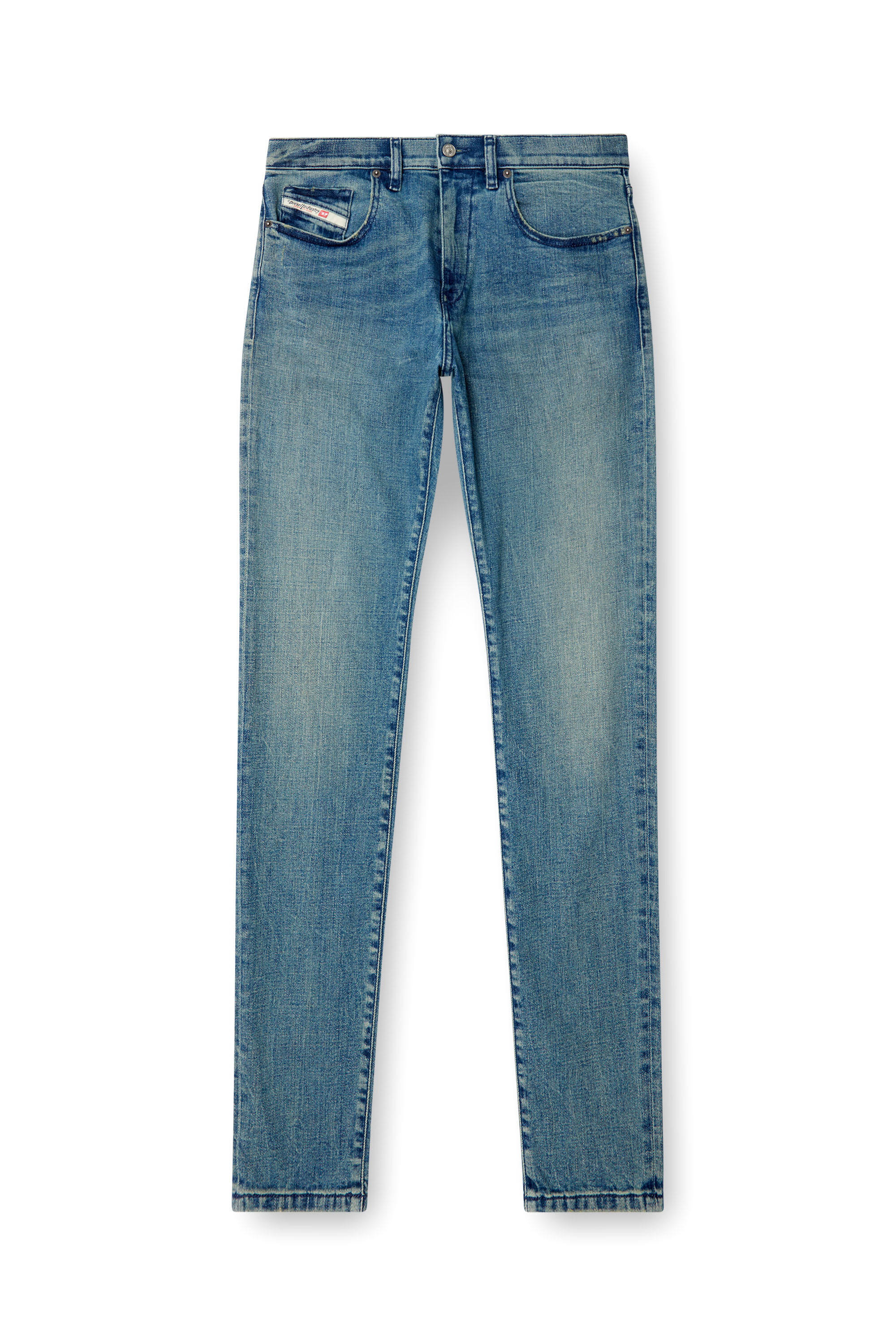Diesel - Herren Slim Jeans 2019 D-Strukt 0BMBW, Mittelblau - 2