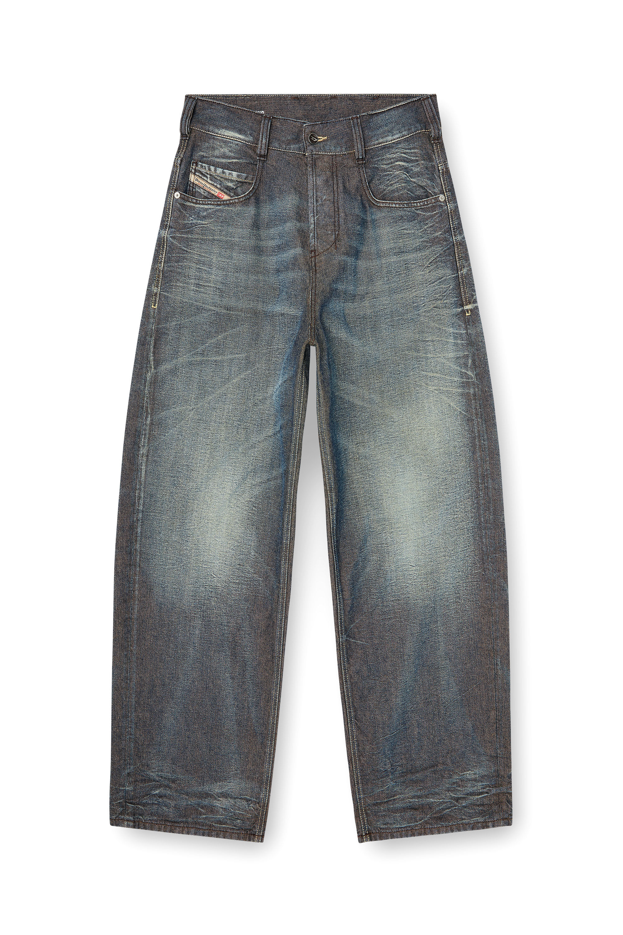 Diesel - Relaxed Jeans 1997 D-Enim-M 007EM Mixte, Bleu Fonc&eacute; - Image 6