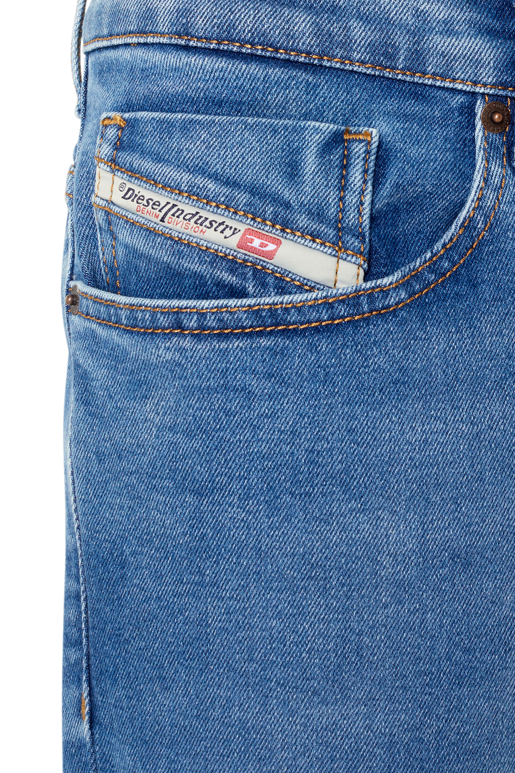 Diesel - 2005 D-FINING 09E34 Tapered Jeans, Mittelblau - Image 6