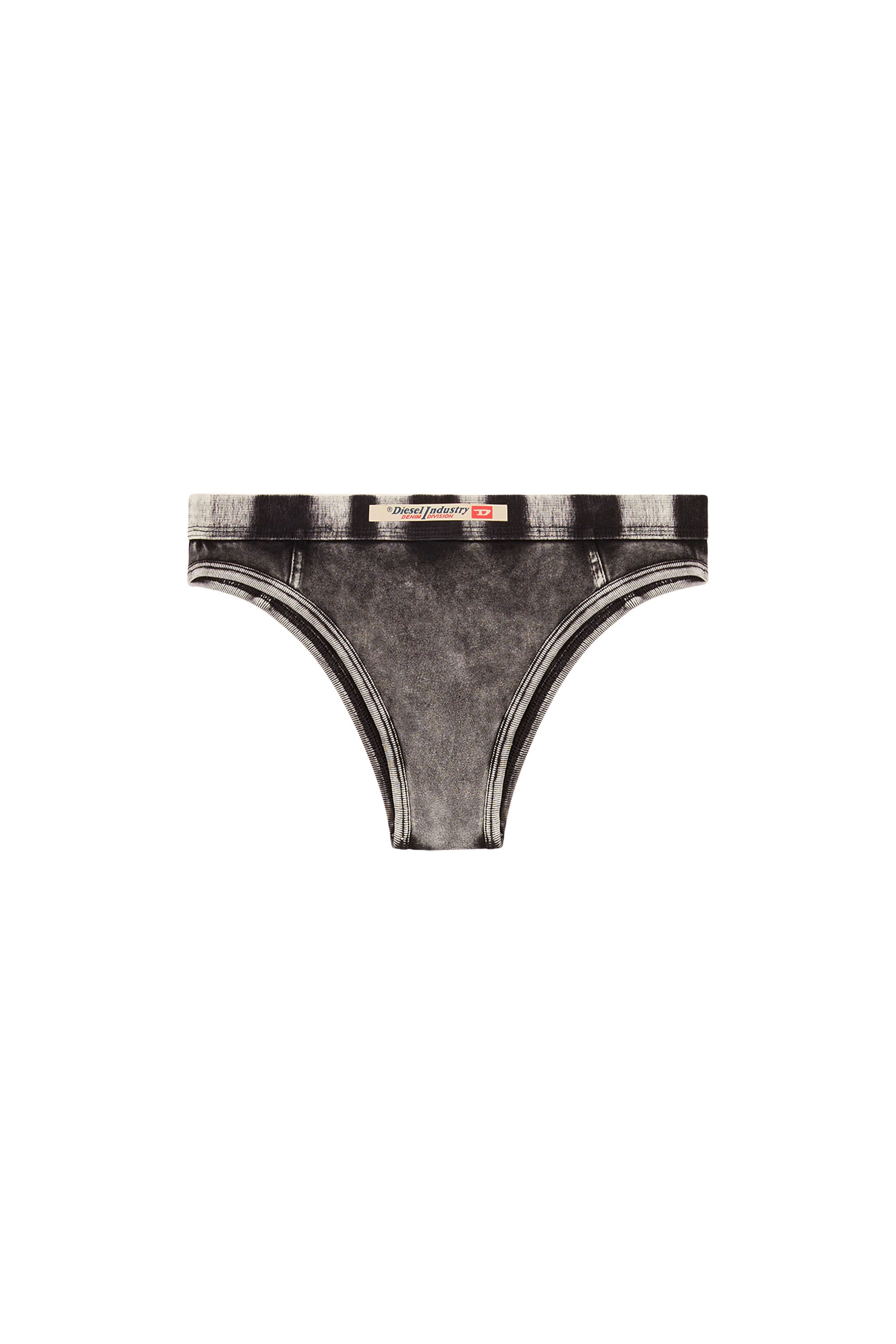 Diesel - CLODIA-DNM, Slips en jersey effet denim Femme in Noir - 2