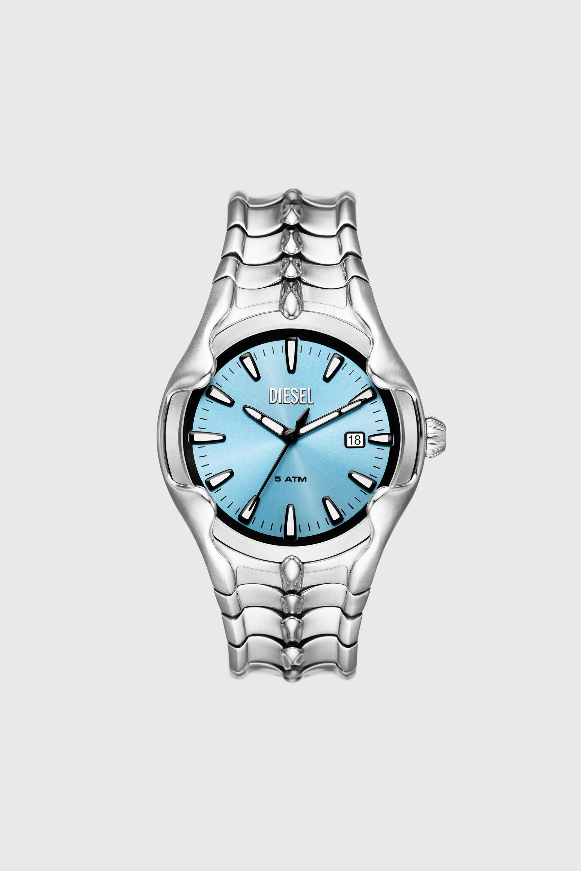 Diesel - DZ2200, Orologio Vert in acciaio inossidabile Uomo in Argento - 1