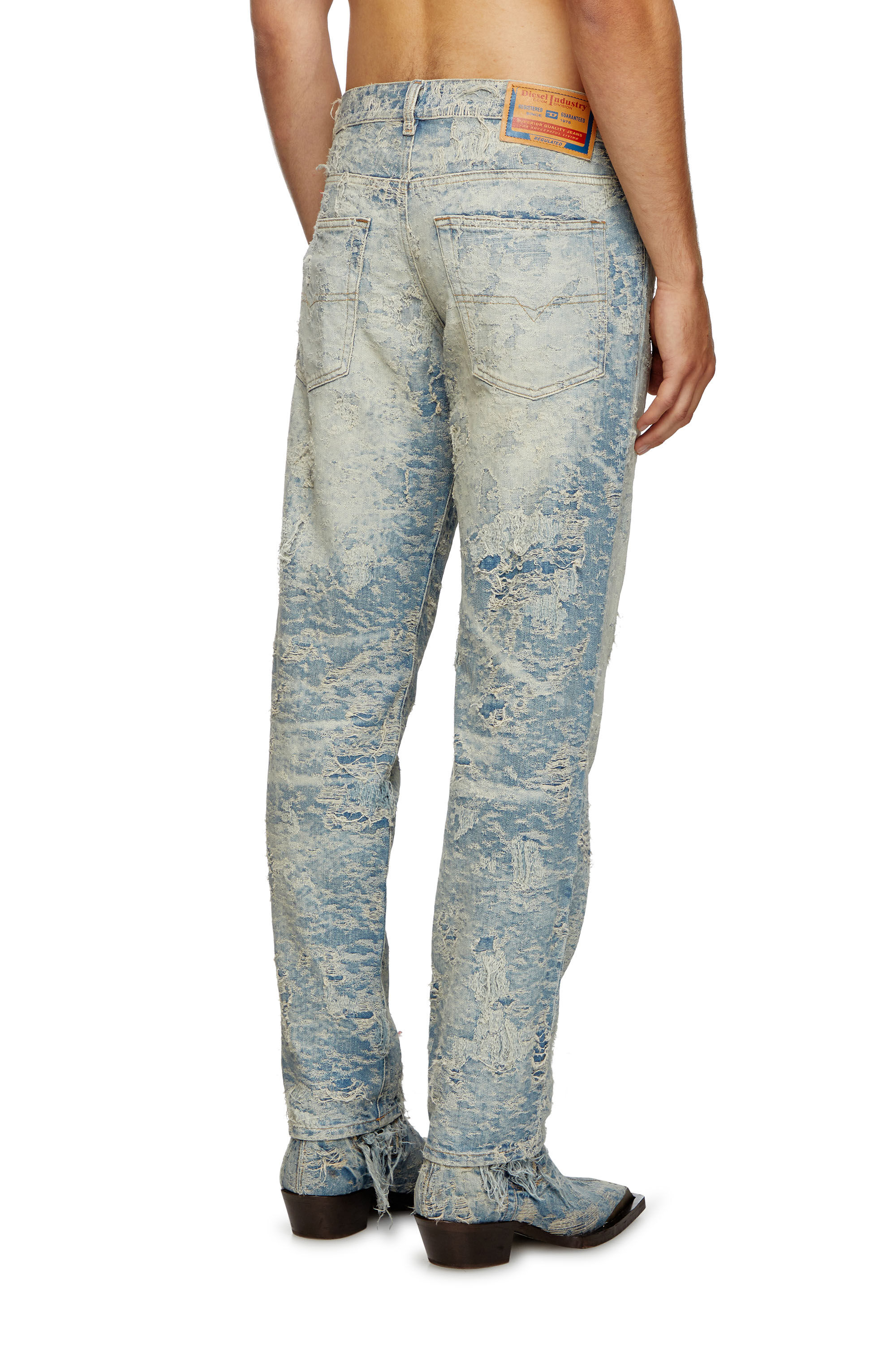 Diesel - Herren Tapered Jeans 2023 D-Finitive 007Z7, Hellblau - Image 4