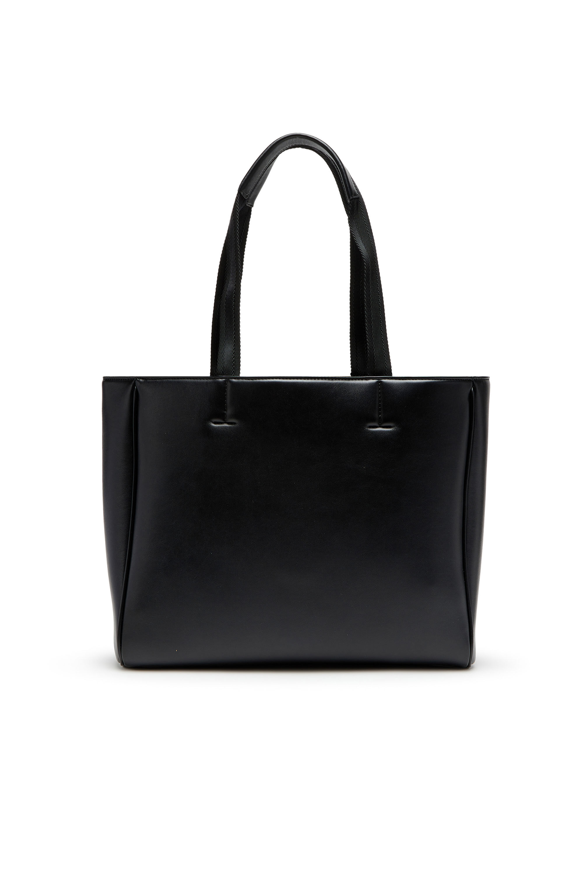 Diesel - HOLI-D SHOPPER EW, Unisex Holi-D-Quadratischer Shopper aus gebondetem Neopren in Schwarz - 3