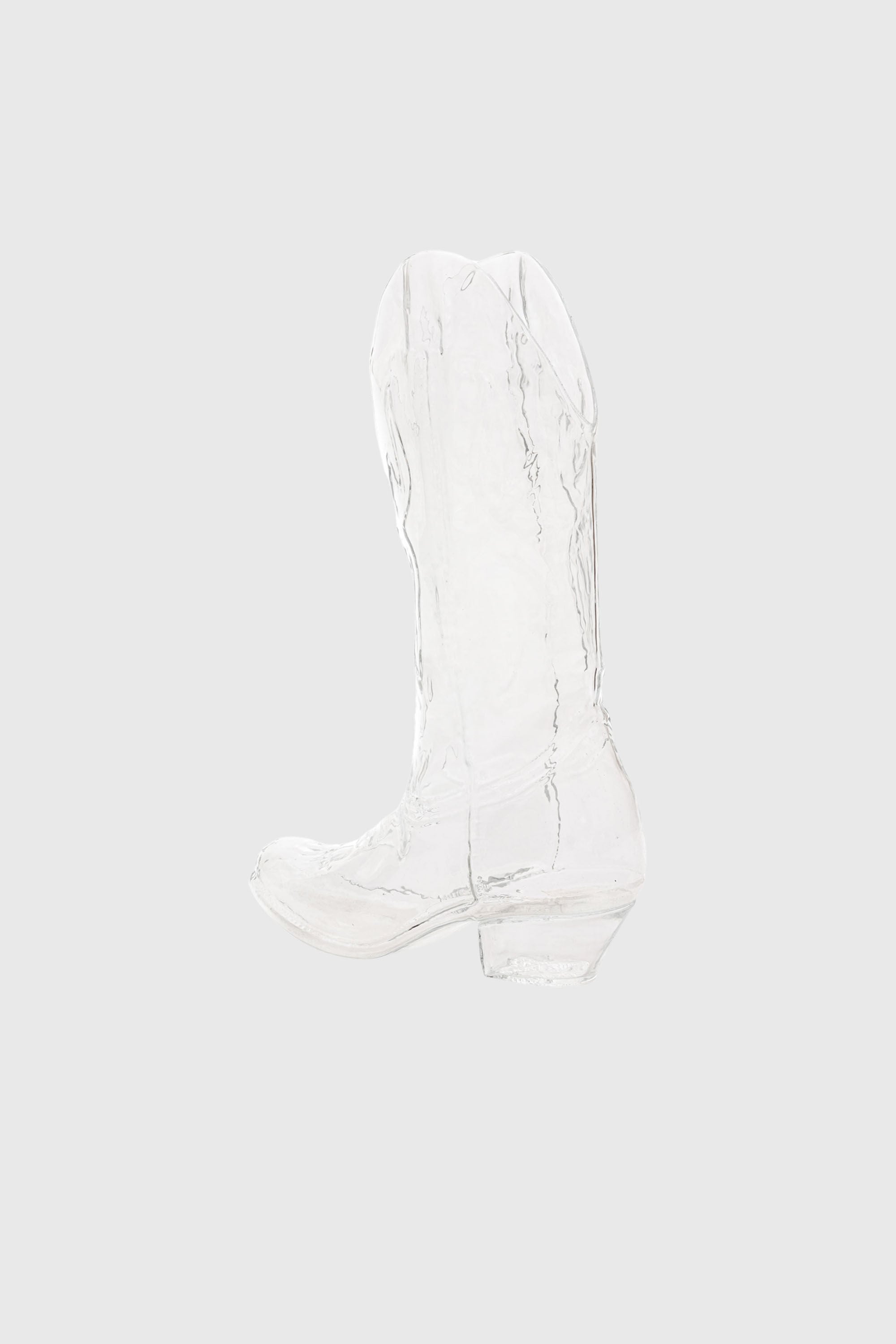 Diesel - 10064 GLASS VASE CRYSTALBOOTIE CM.24X8 H, Vase en verre Mixte in Blanc - 3