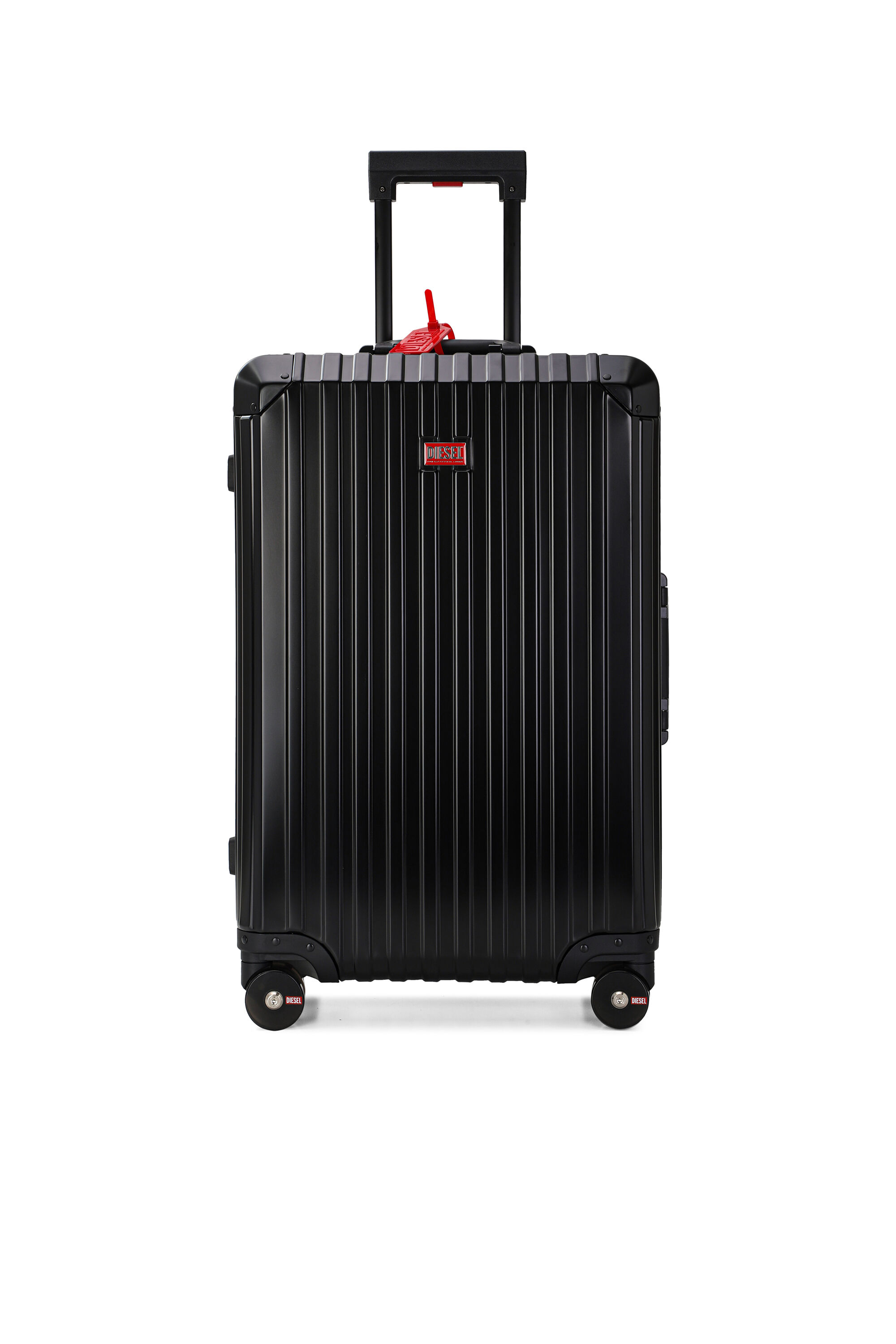 Diesel - DIESEL ALUMINUM TROLLEY- DSL002, Valise en aluminium taille M Mixte in Noir - 1