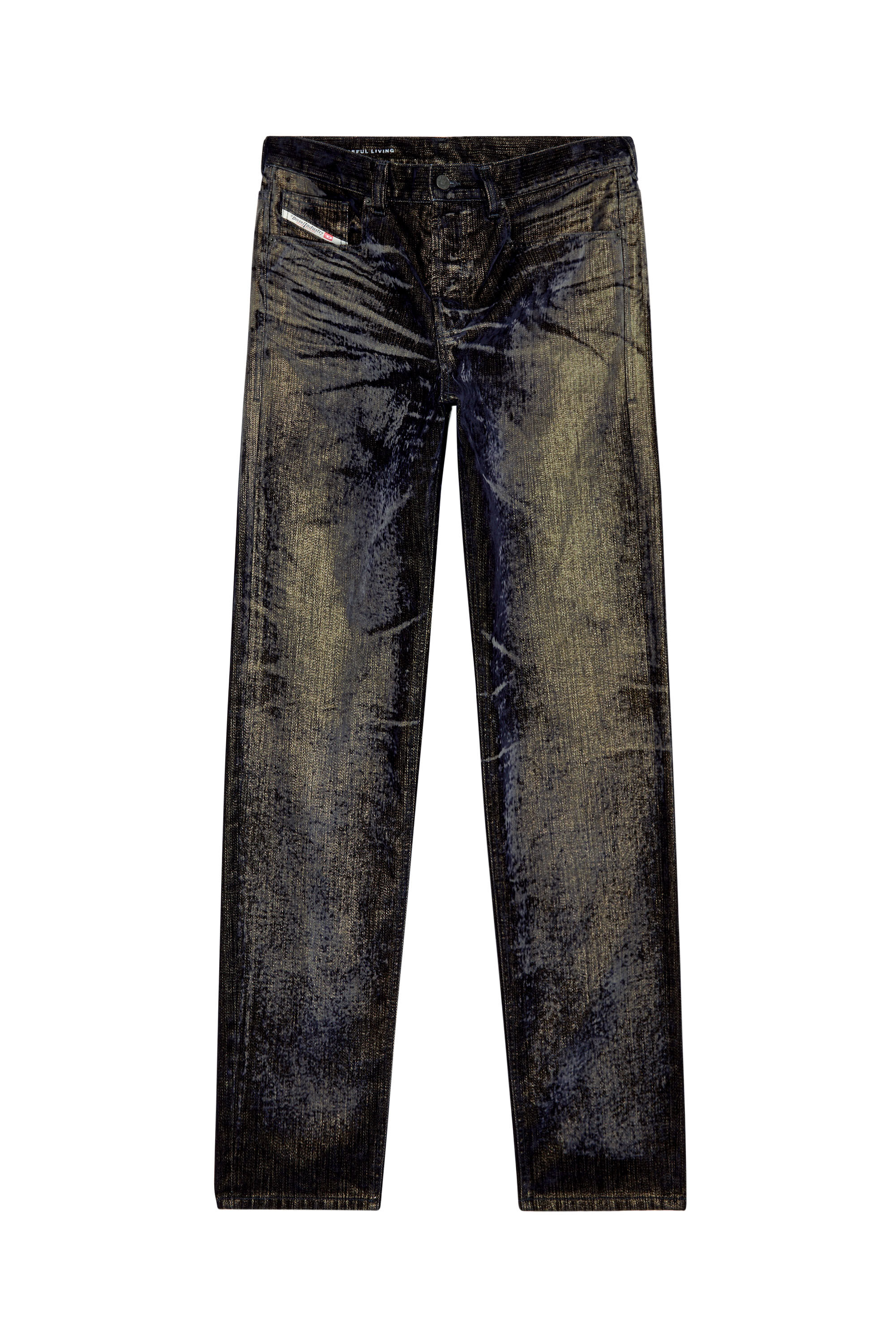 Diesel - Straight Jeans 2010 D-Macs 09I49, Nero/Grigio scuro - Image 2