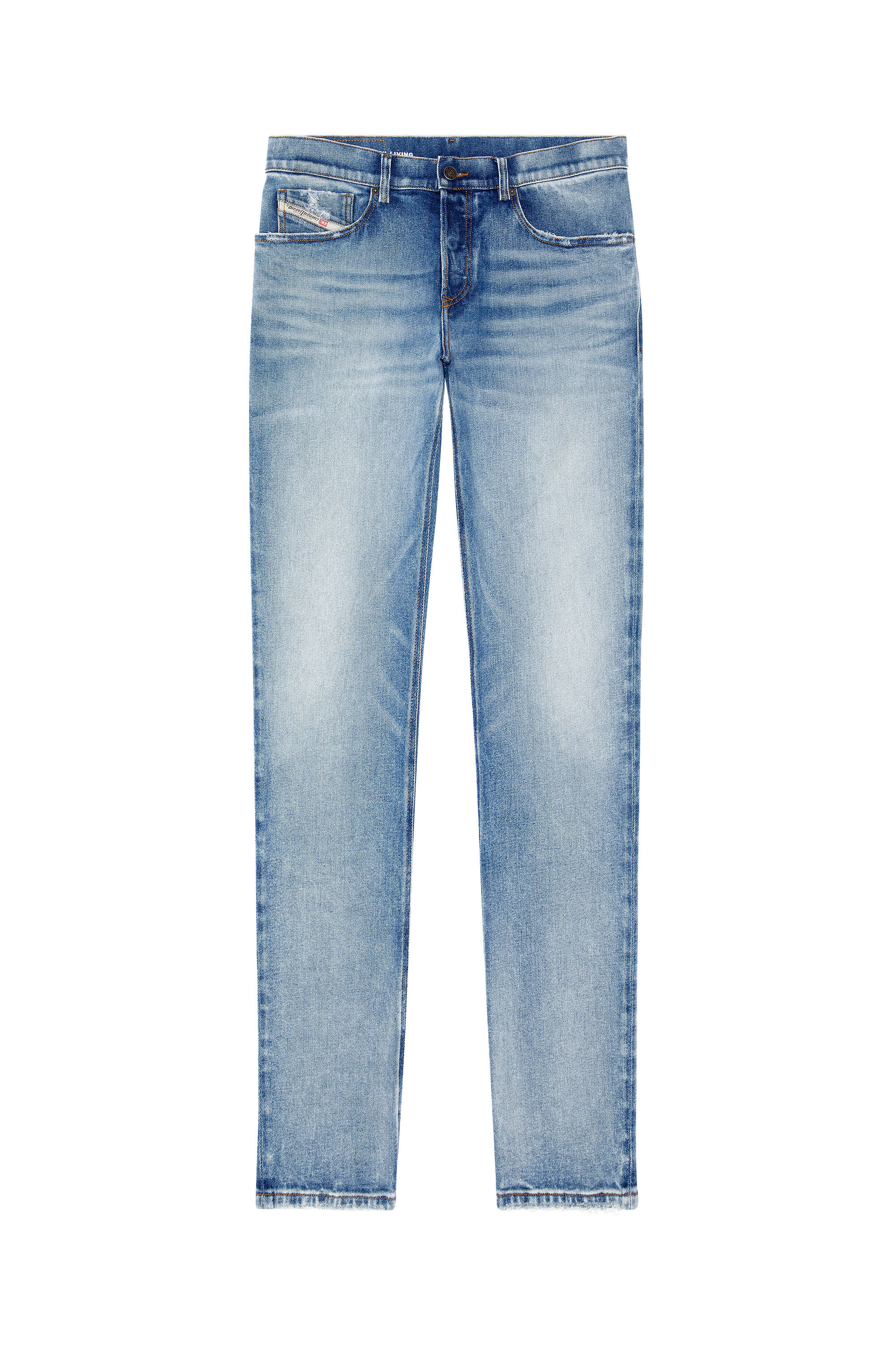 Diesel - Tapered Jeans 2023 D-Finitive 09G24, Hellblau - Image 2