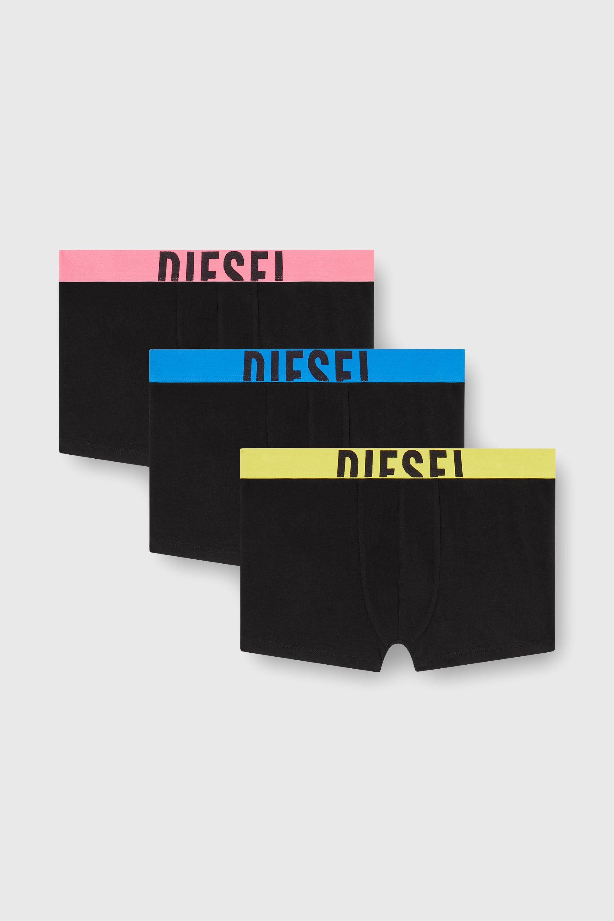 Diesel - DAMIEN-D-POP-3PACK-40, Set da tre boxer in cotone stretch Uomo in Nero - 2