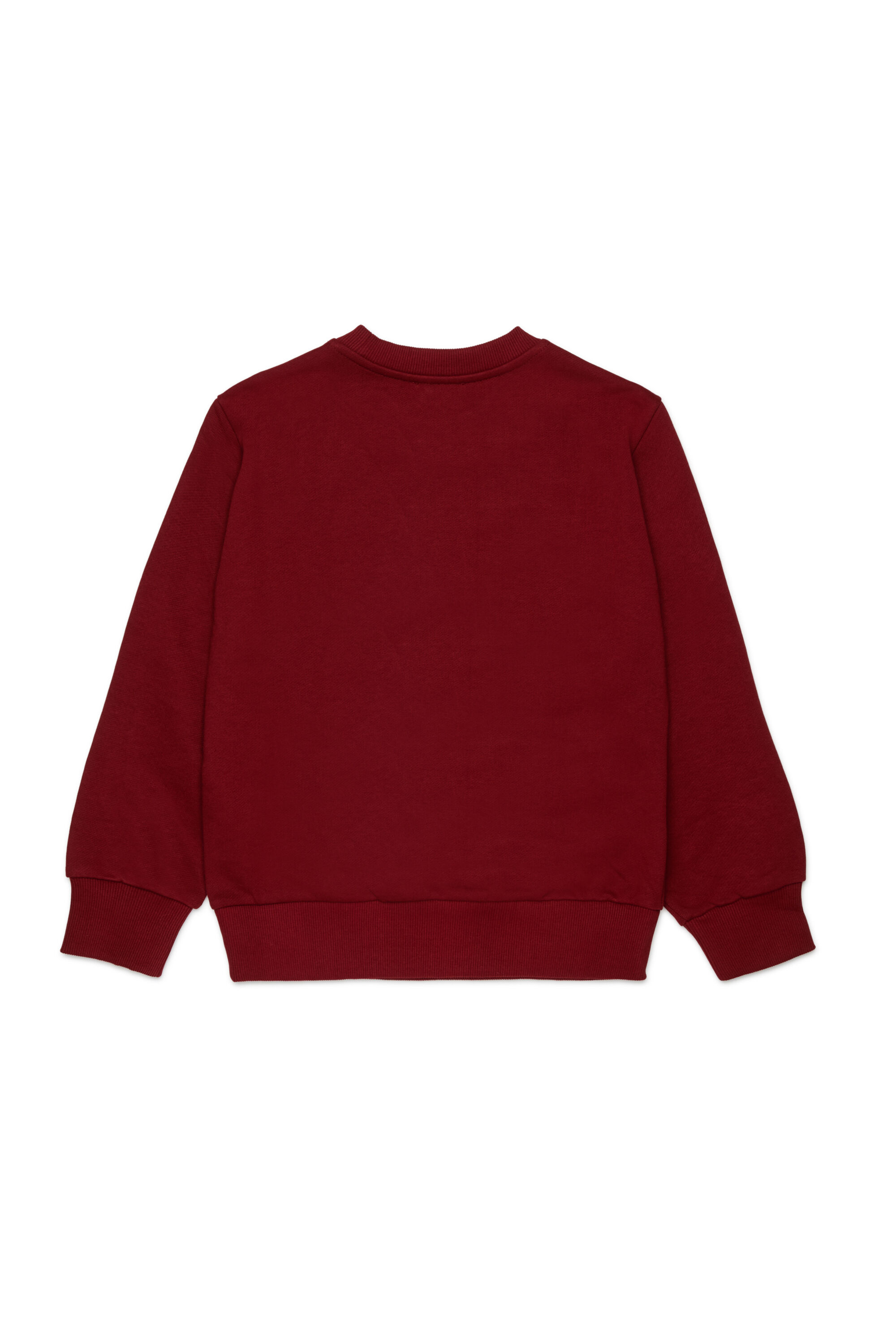 Diesel - SCIRCLE OVER, Man's Sweatshirt with logo print in Red - 2