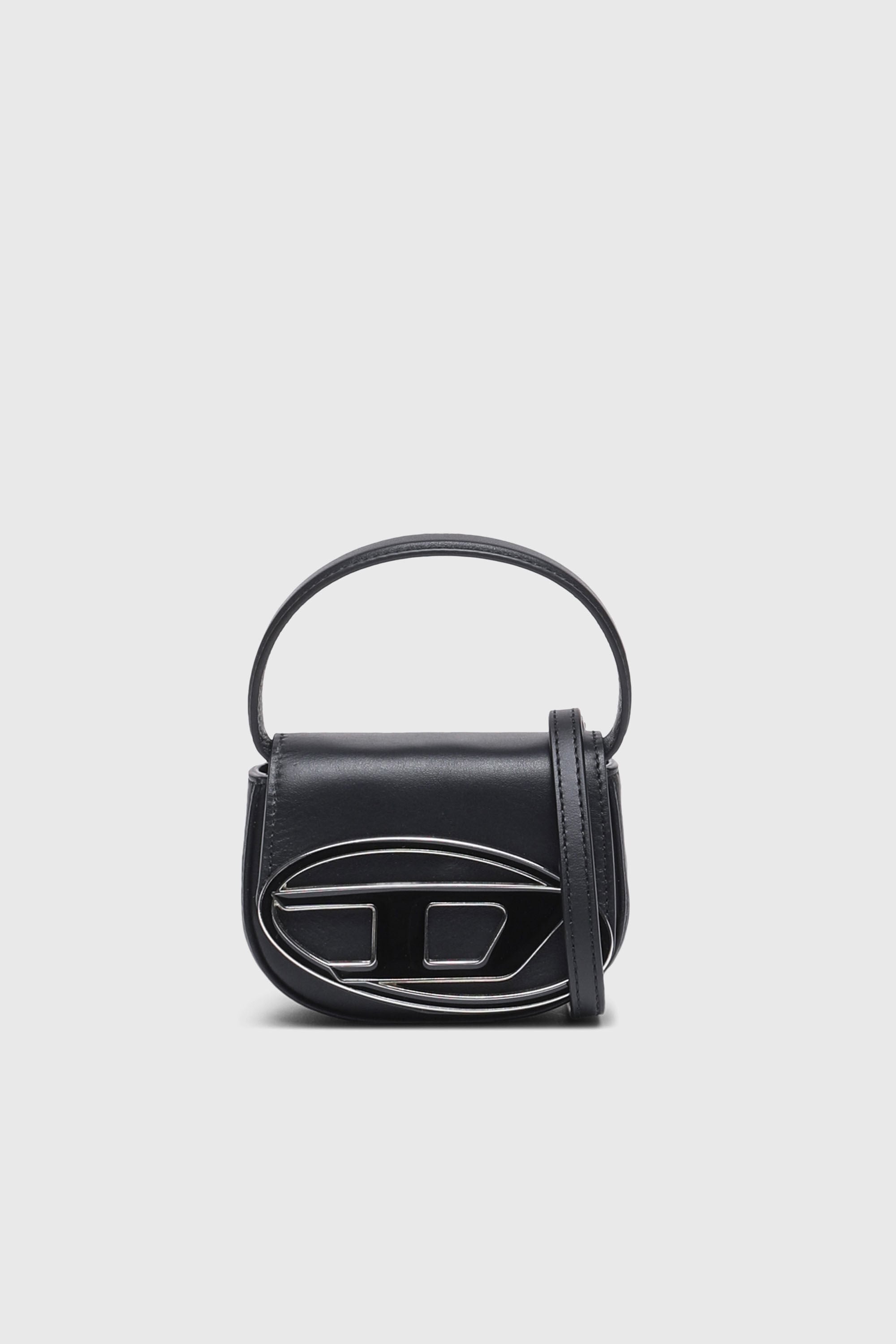 Diesel - 1DR XS, 1DR XS-Iconica mini borsa con placca D logo Donna in Nero - 2