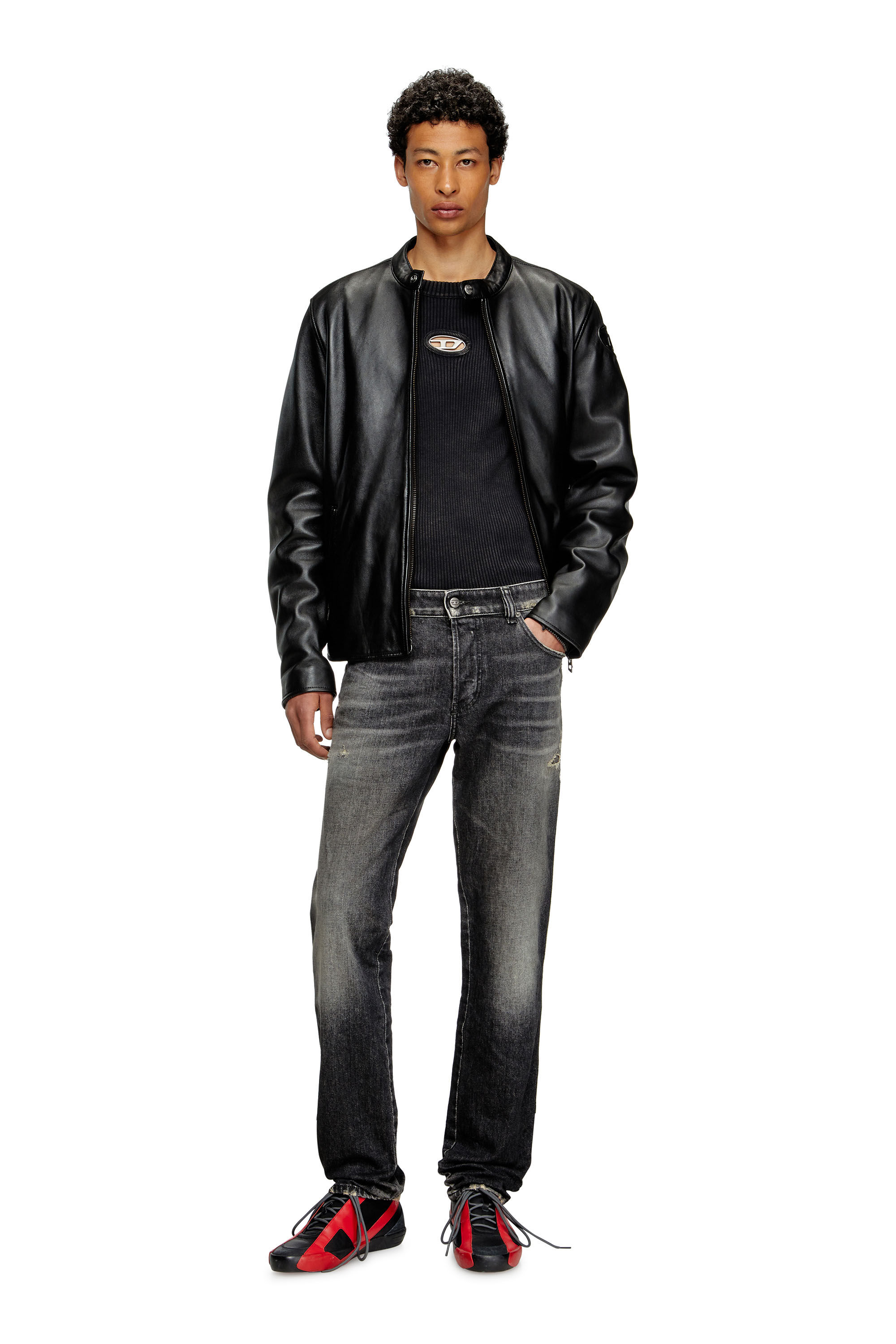 Diesel - Slim Jeans 1993 D-Vyl 09M54 Uomo, Nero/Grigio scuro - Image 1