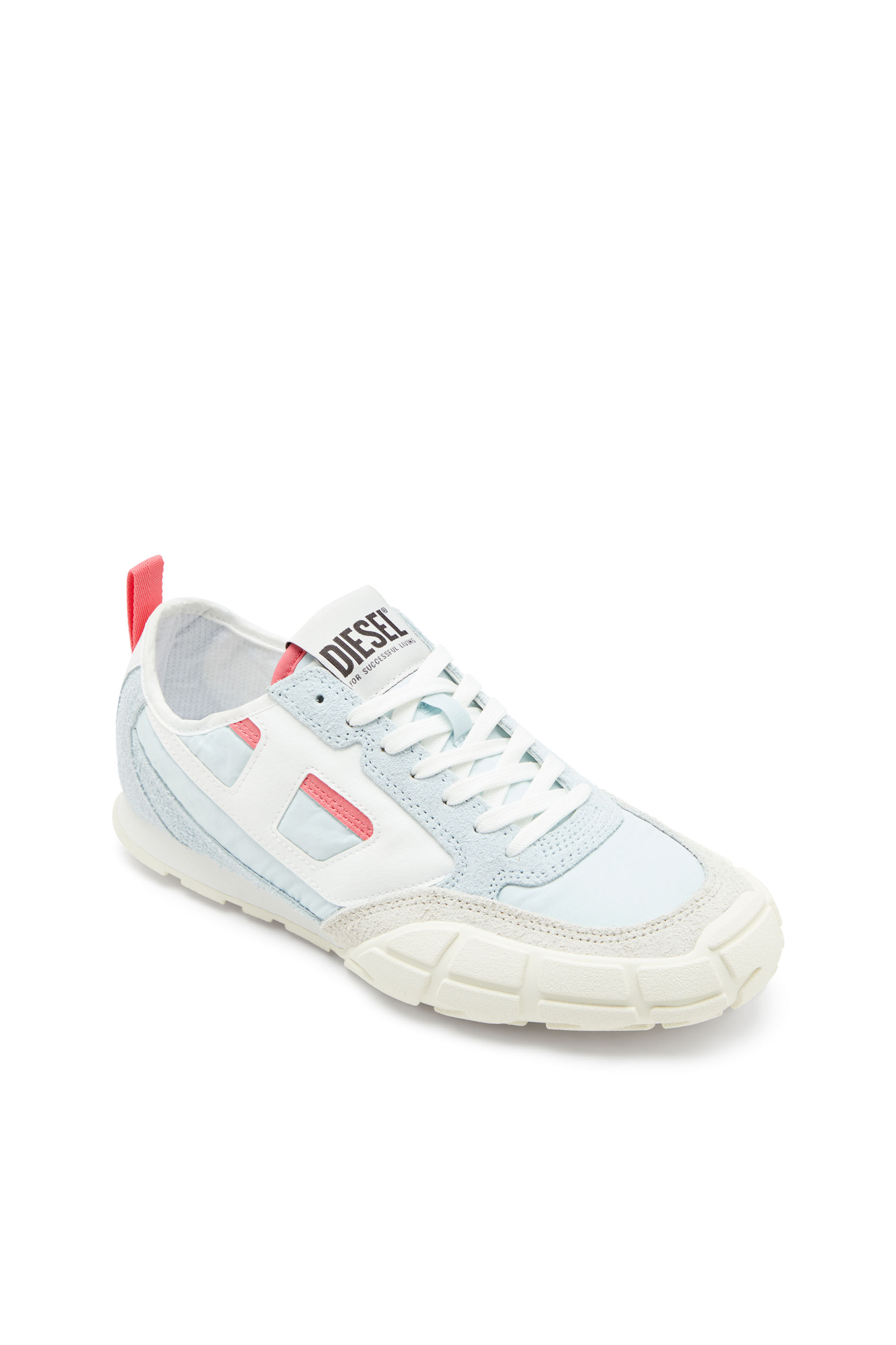 Diesel - S-PAGODHA LOW W, Sneaker in pelle, suede e ripstop Donna in ToBeDefined - 6