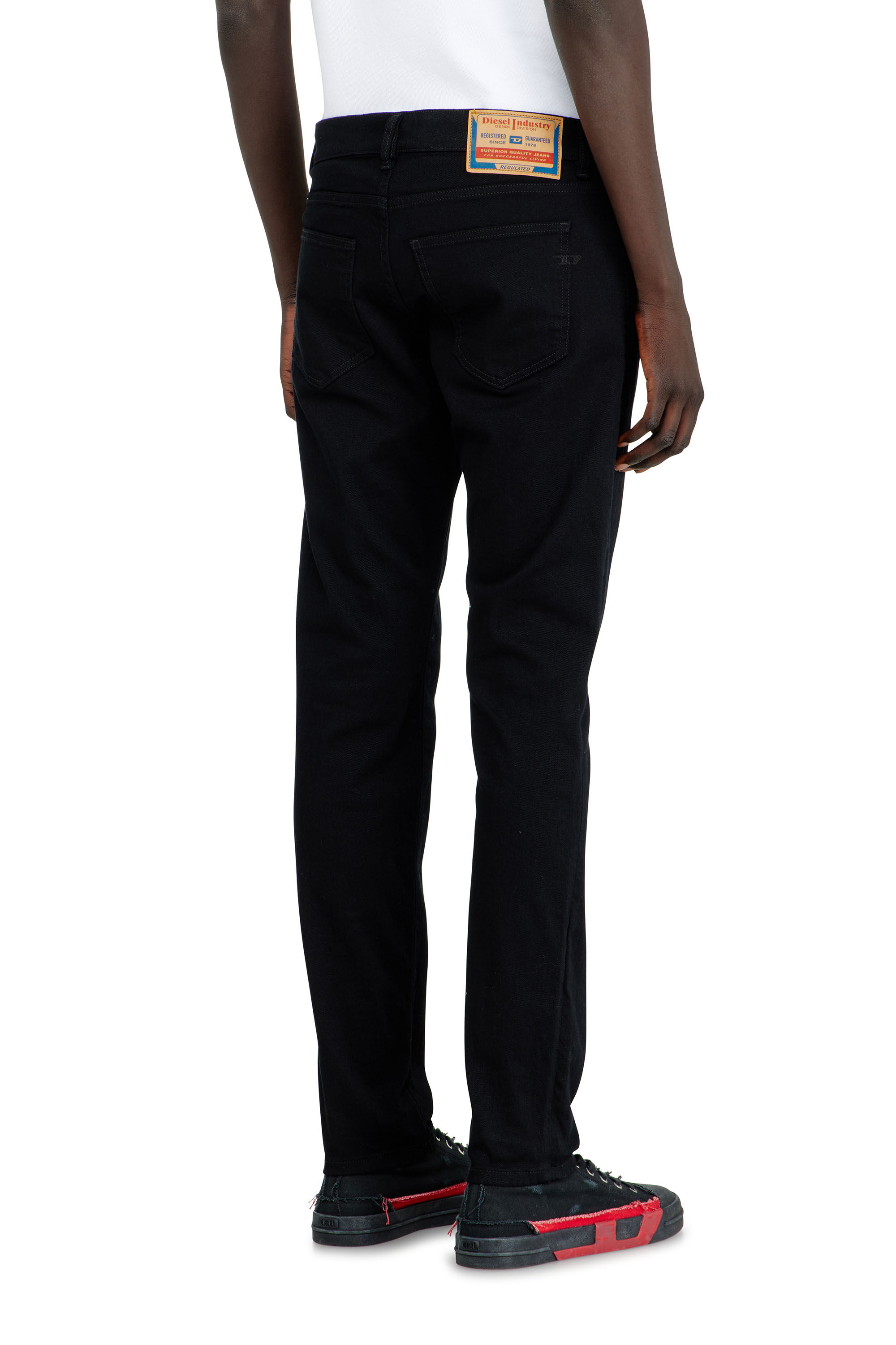 2019 D-STRUKT Man Slim fit Jeans, stretch denim | Black/Dark grey