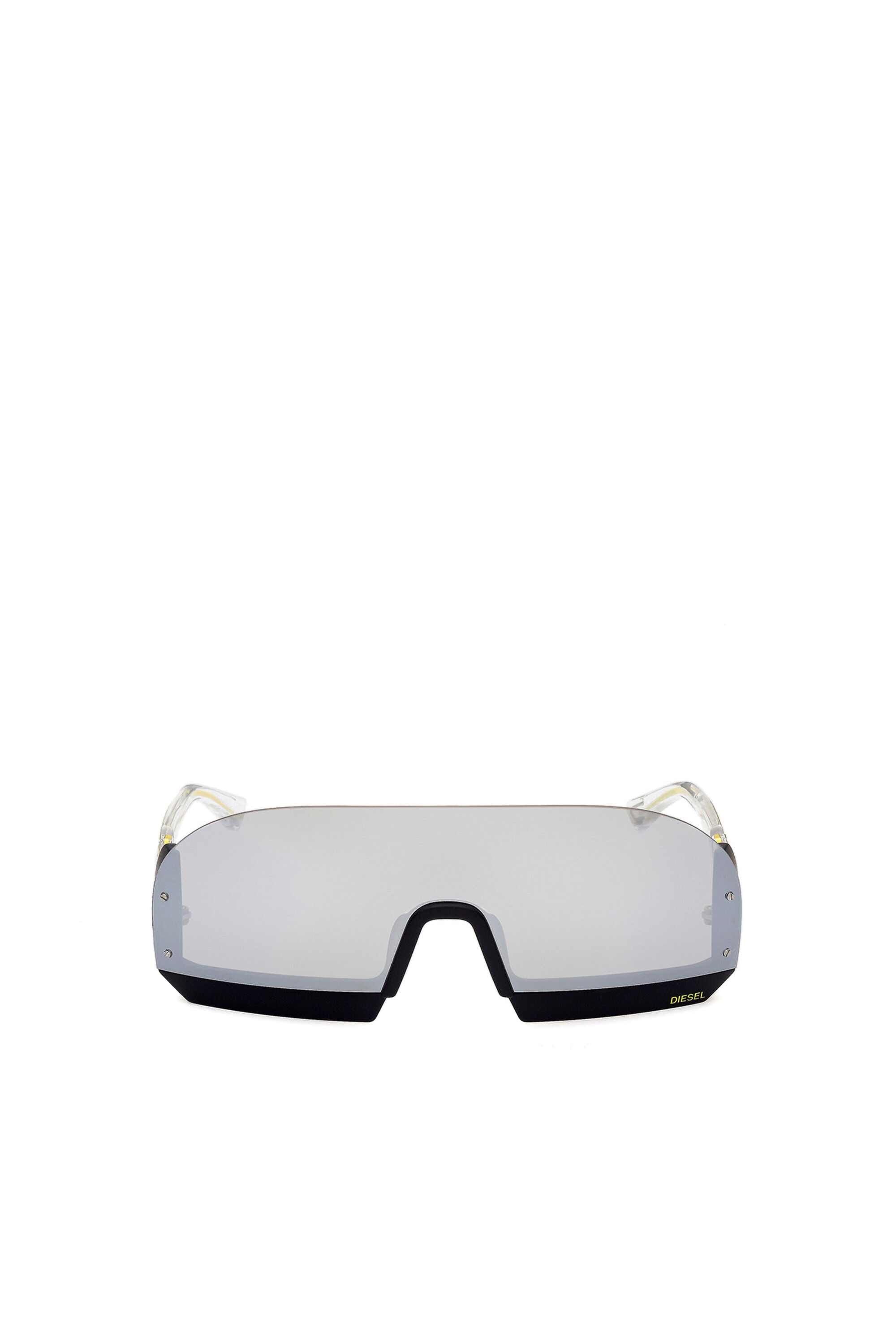 Diesel - DL0336, Lunettes en forme de masque avec forme moulée par injection Homme in Blanc - 1