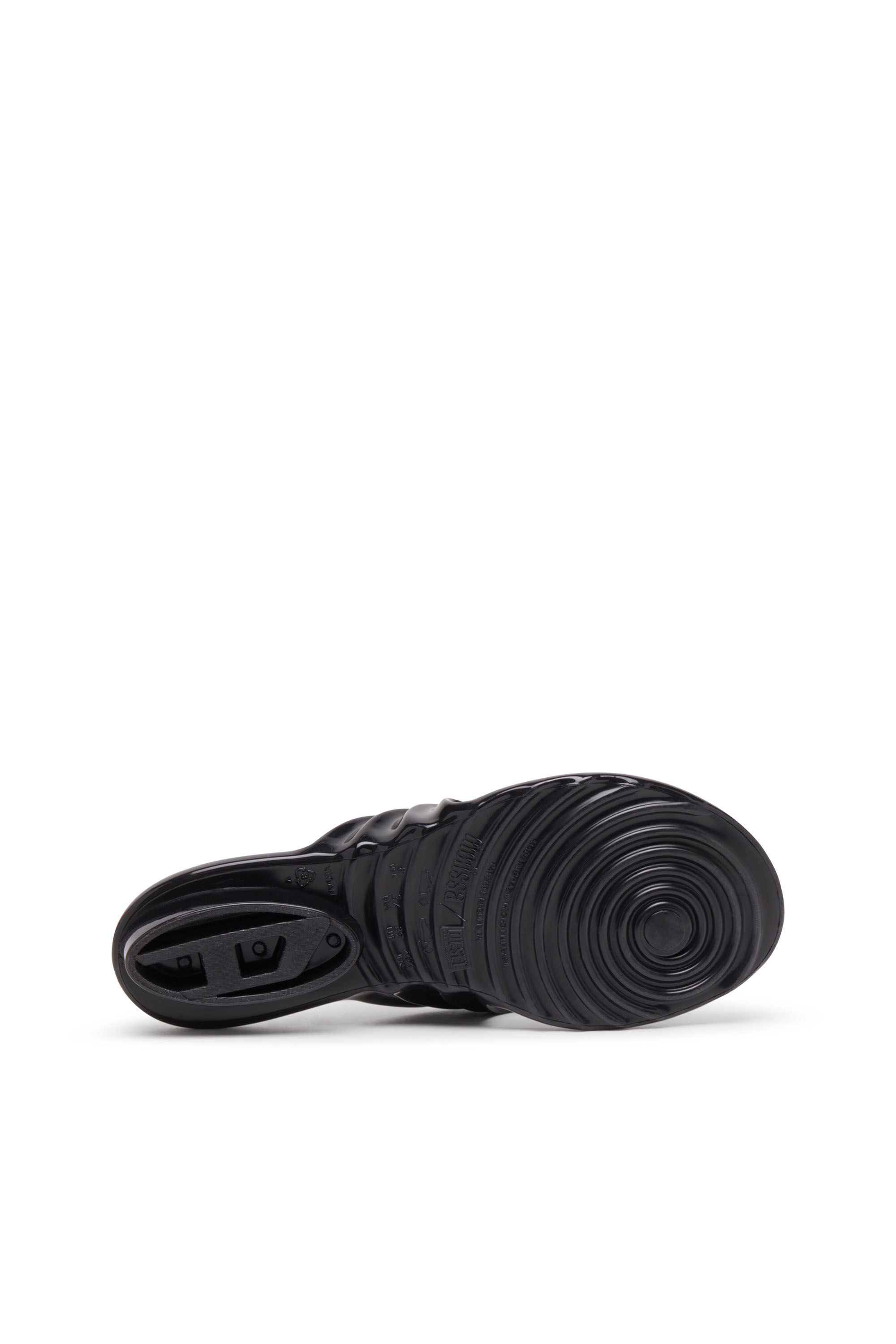 Diesel - MELISSA QUANTUM THONG, Damen Künstlerisch gestaltete Flip-Flops aus Melflex® in Schwarz - 5