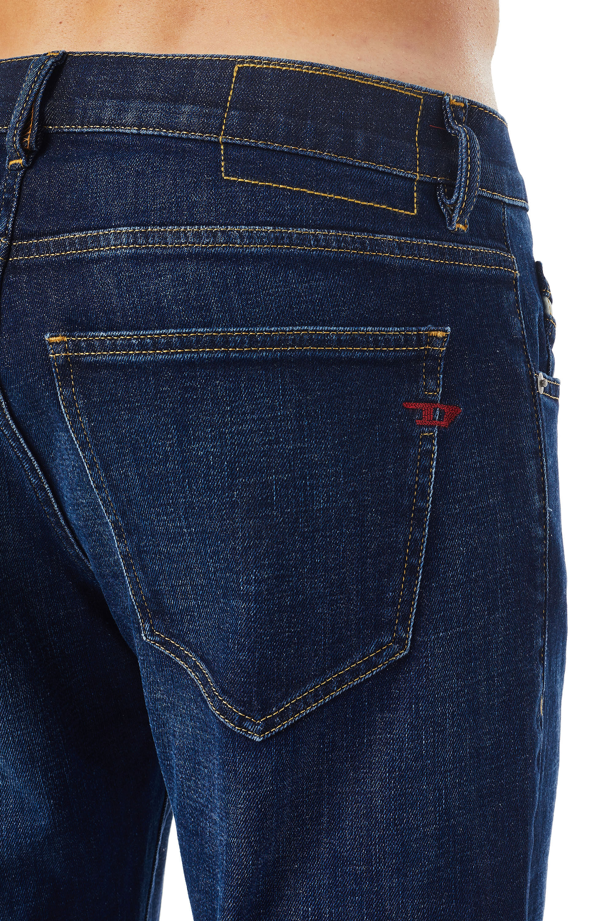 Diesel - Slim Jeans 2019 D-Strukt 09B90, Blu Scuro - Image 6