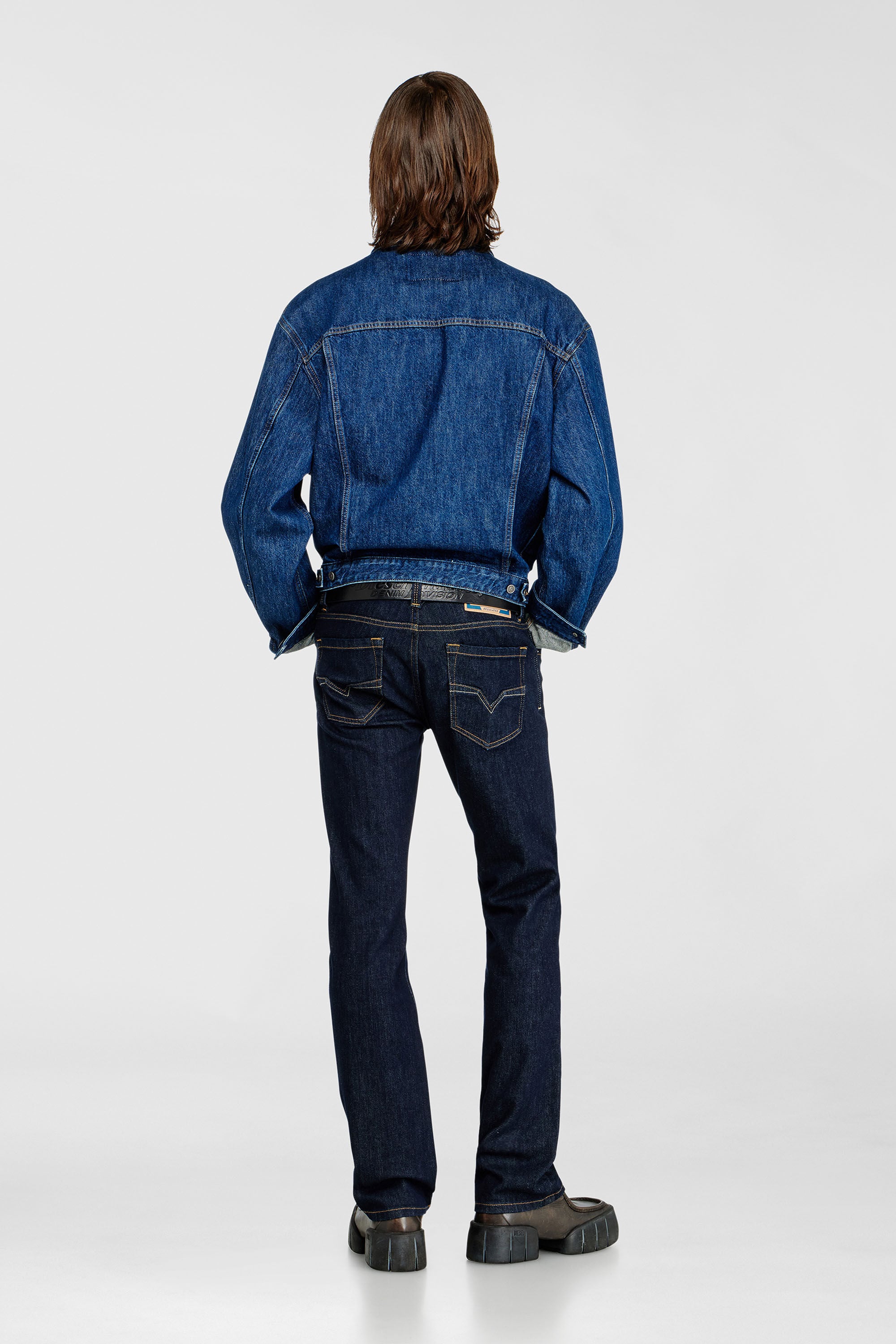 Diesel - Regular Jeans 1985 Larkee 0DBEJ Homme, Bleu Fonc&eacute; - Image 3
