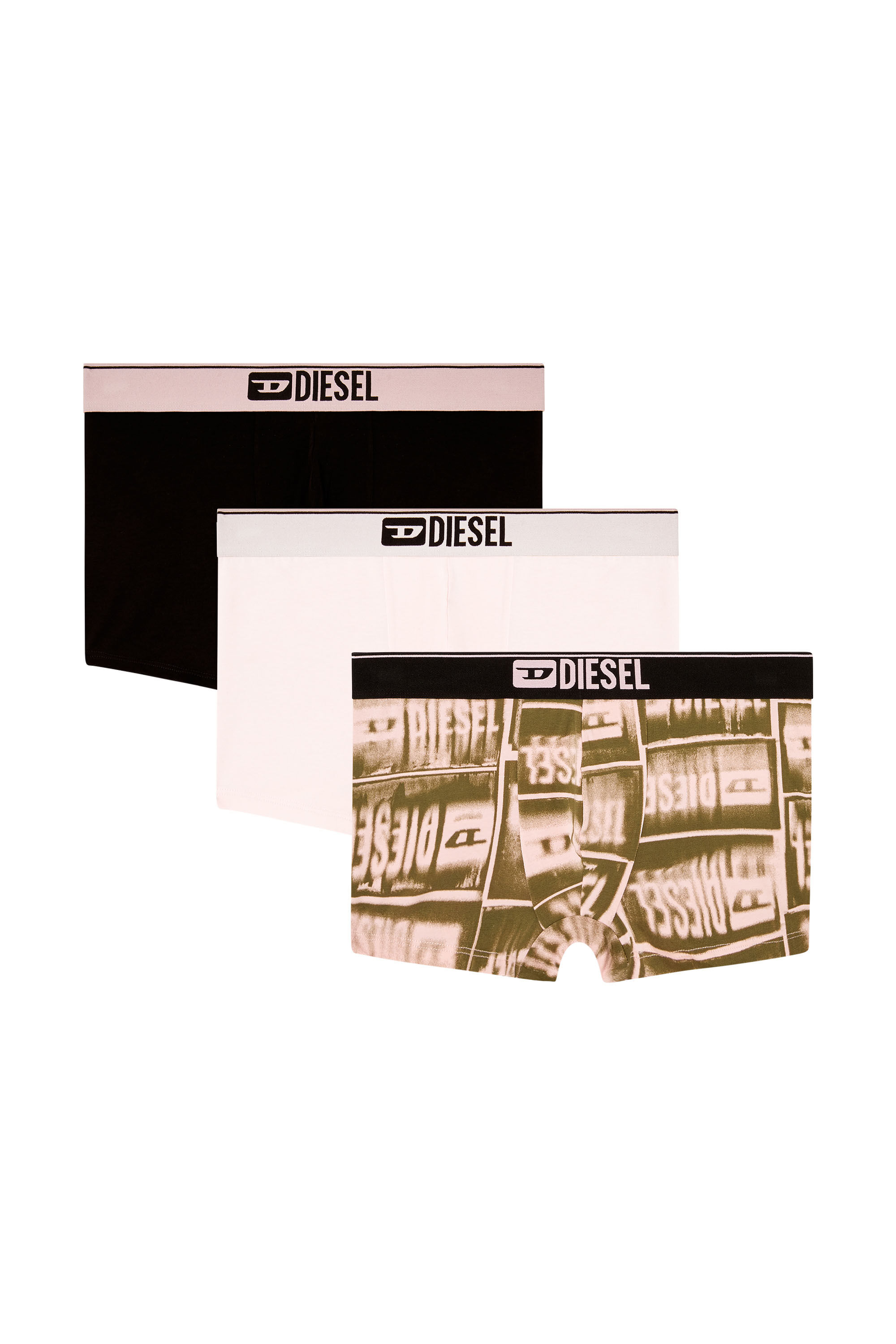 Diesel - DAMIEN-D-BOX-3PACK, Set di tre boxer in cotone stretch Uomo in Multicolor - 2