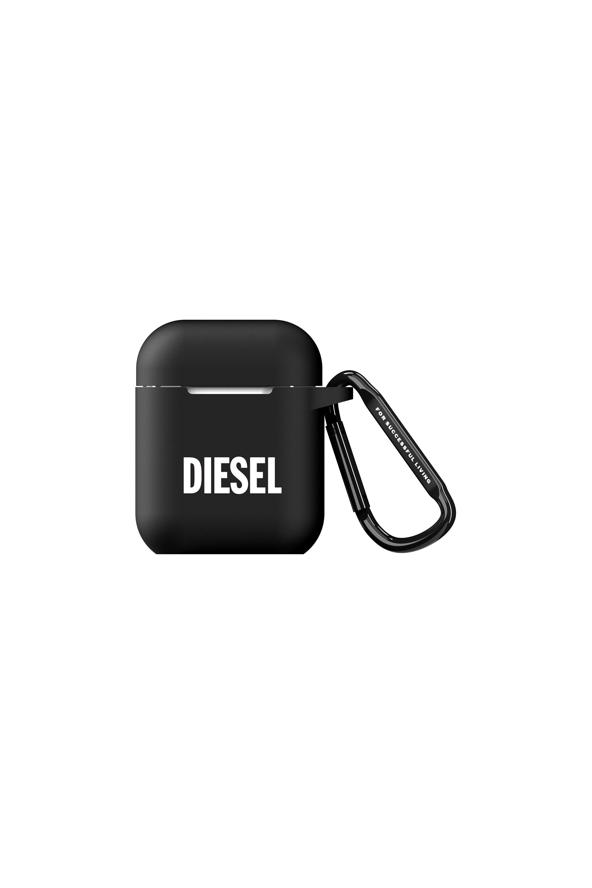 Diesel - 45830 AIRPOD CASE, Unisex Silikon AirPods Case in Schwarz - 1